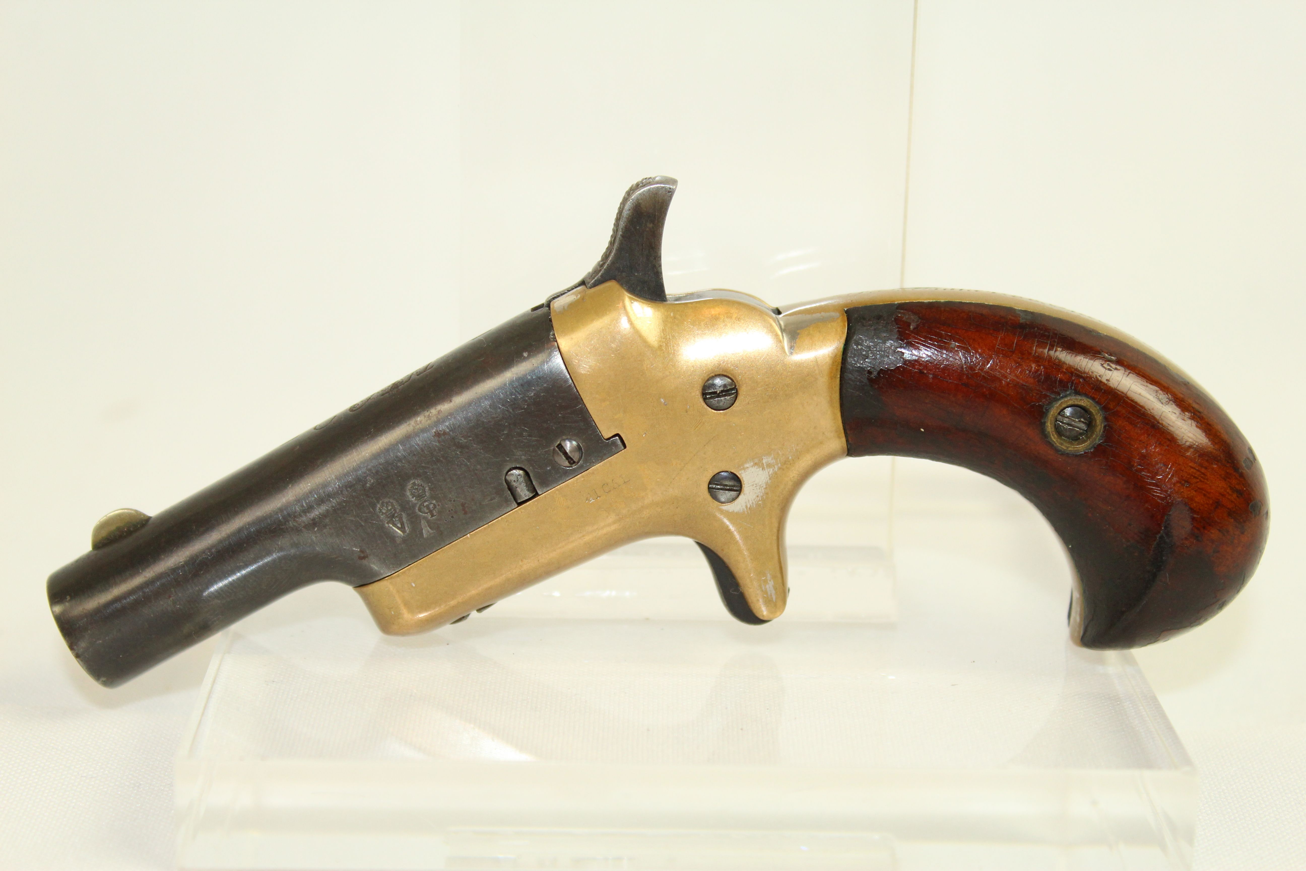 Antique Colt Third Model Thuer Deringer Derringer British English 004