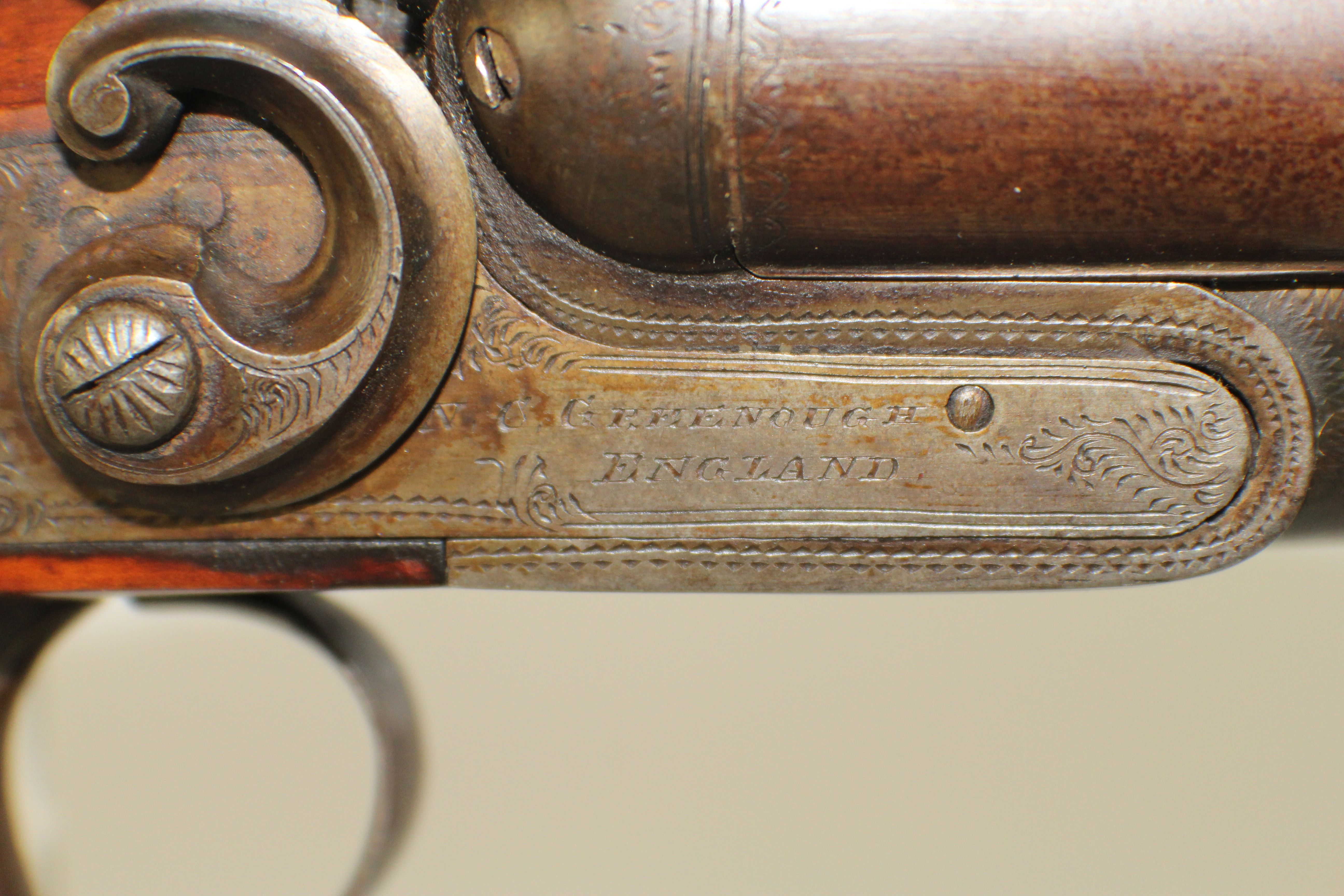Antique English Double Barrel Shotgun 011 | Ancestry Guns