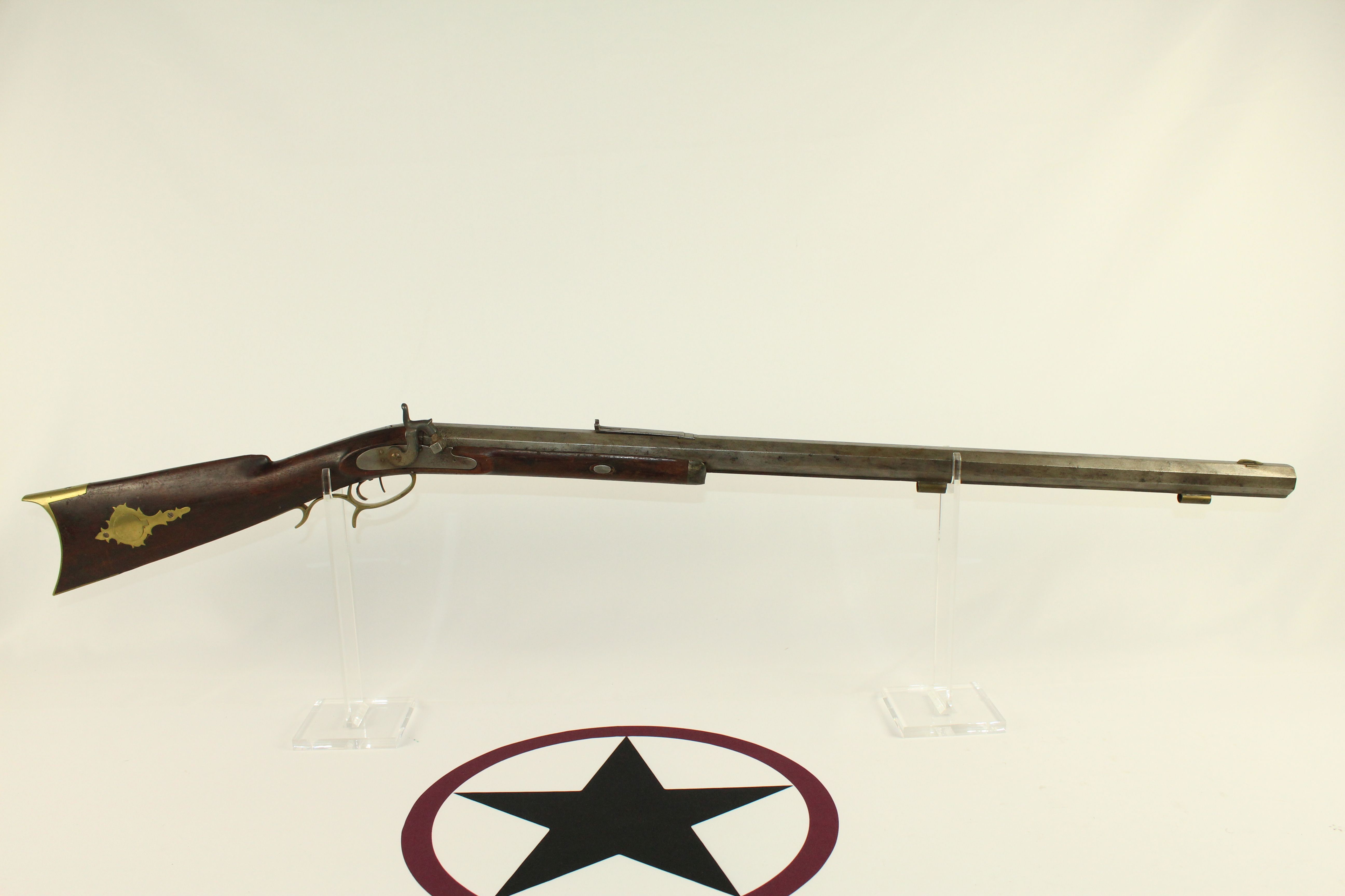 American Kentucky Pennsylvania Hudson Long Rifle Antique Firearm 001