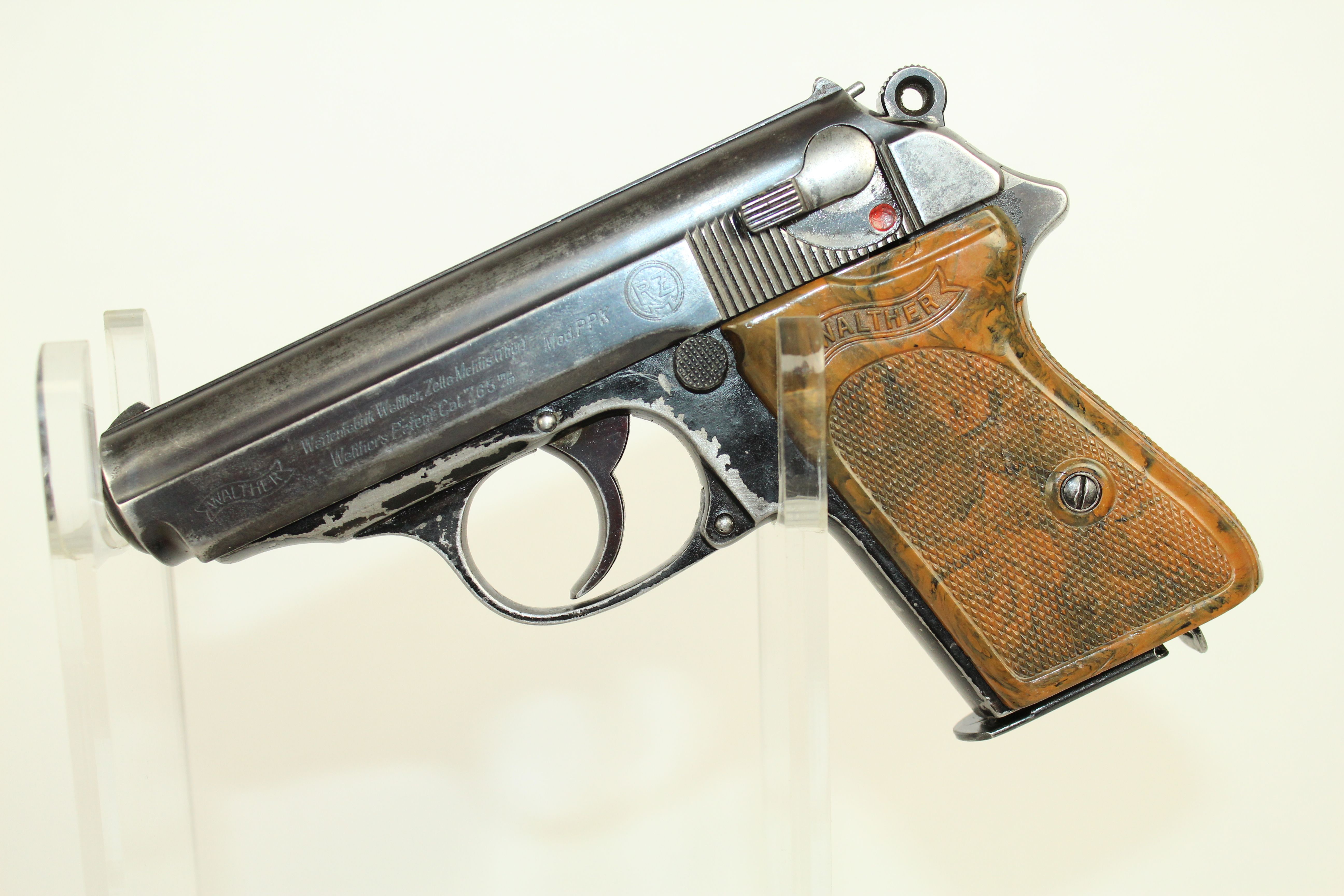 RZM Walther PPK German Nazi WWI WWII Pistol Rare Antique Firearm 002