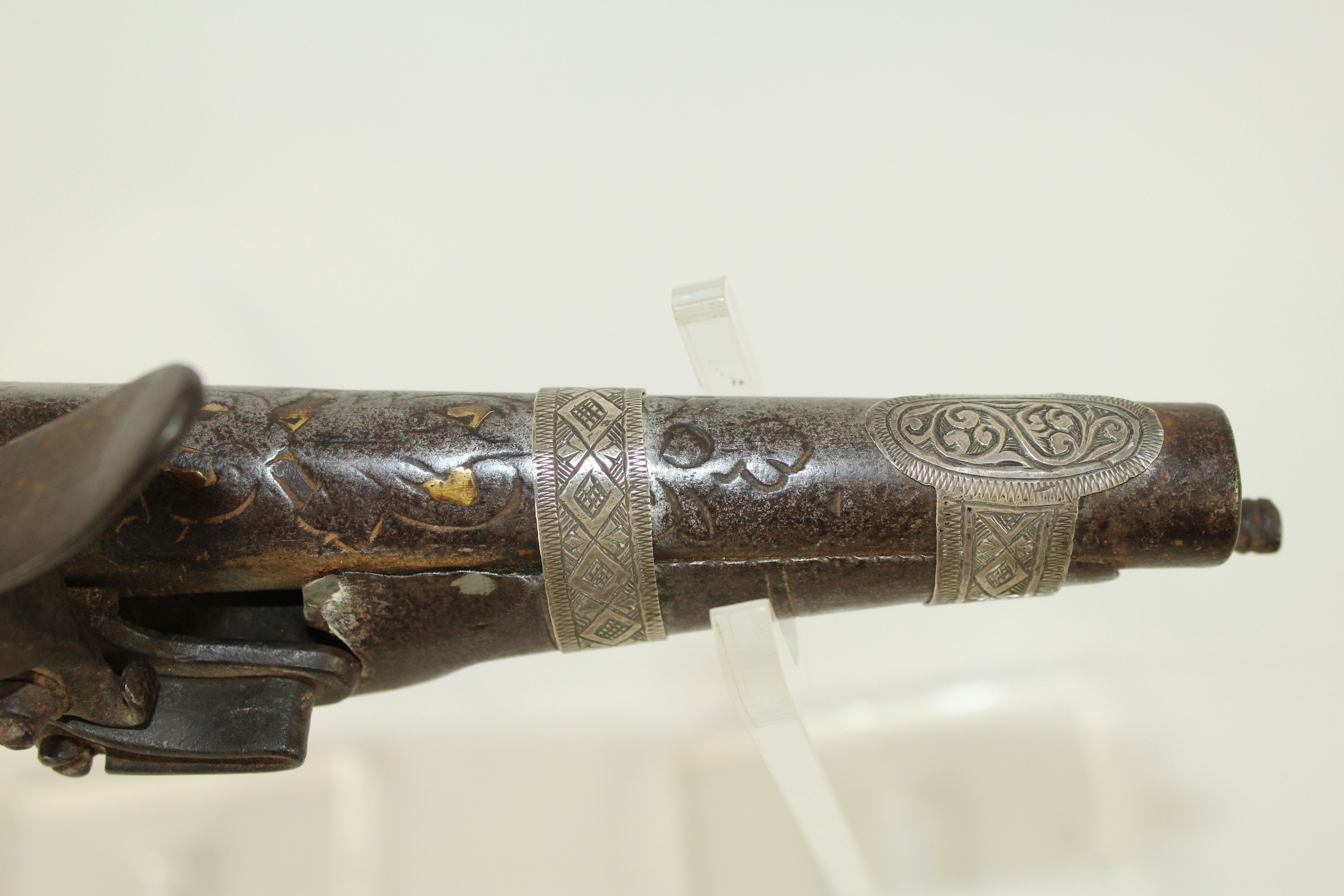 Colonial Flintlock Pistol Antique Firearm 005 | Ancestry Guns