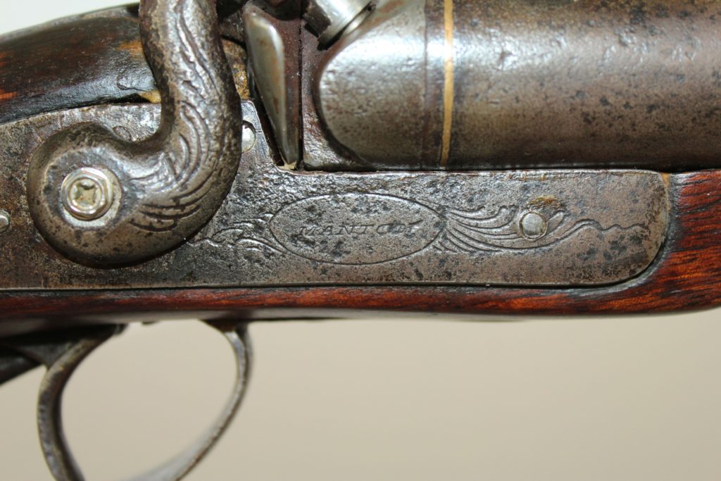 Manton Double Barrel Shotgun Antique Firearm 005 Ancestry Guns