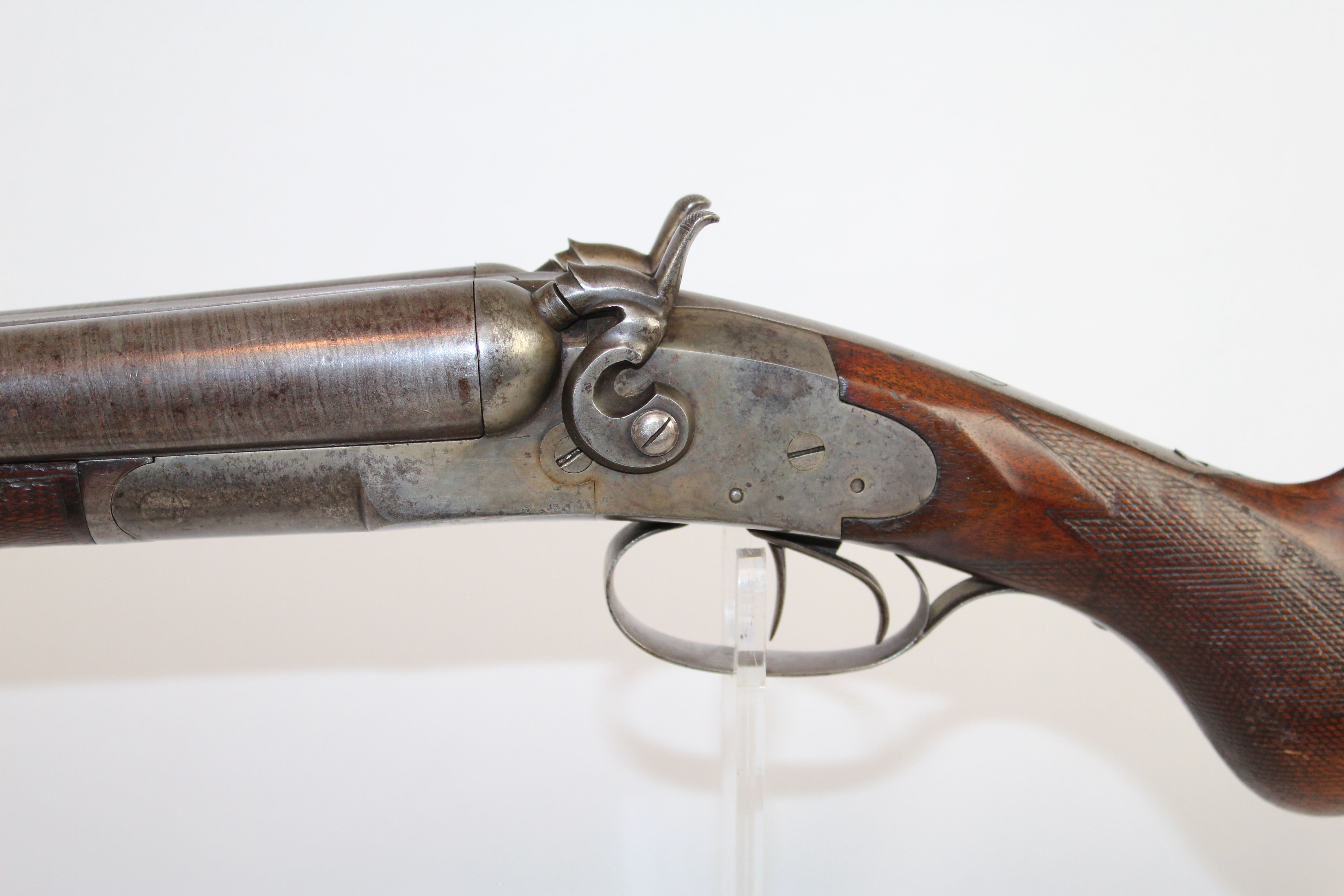 L.C. Smith Double Barrel Hammer Shotgun Antique Firearms 015 Ancestry Guns