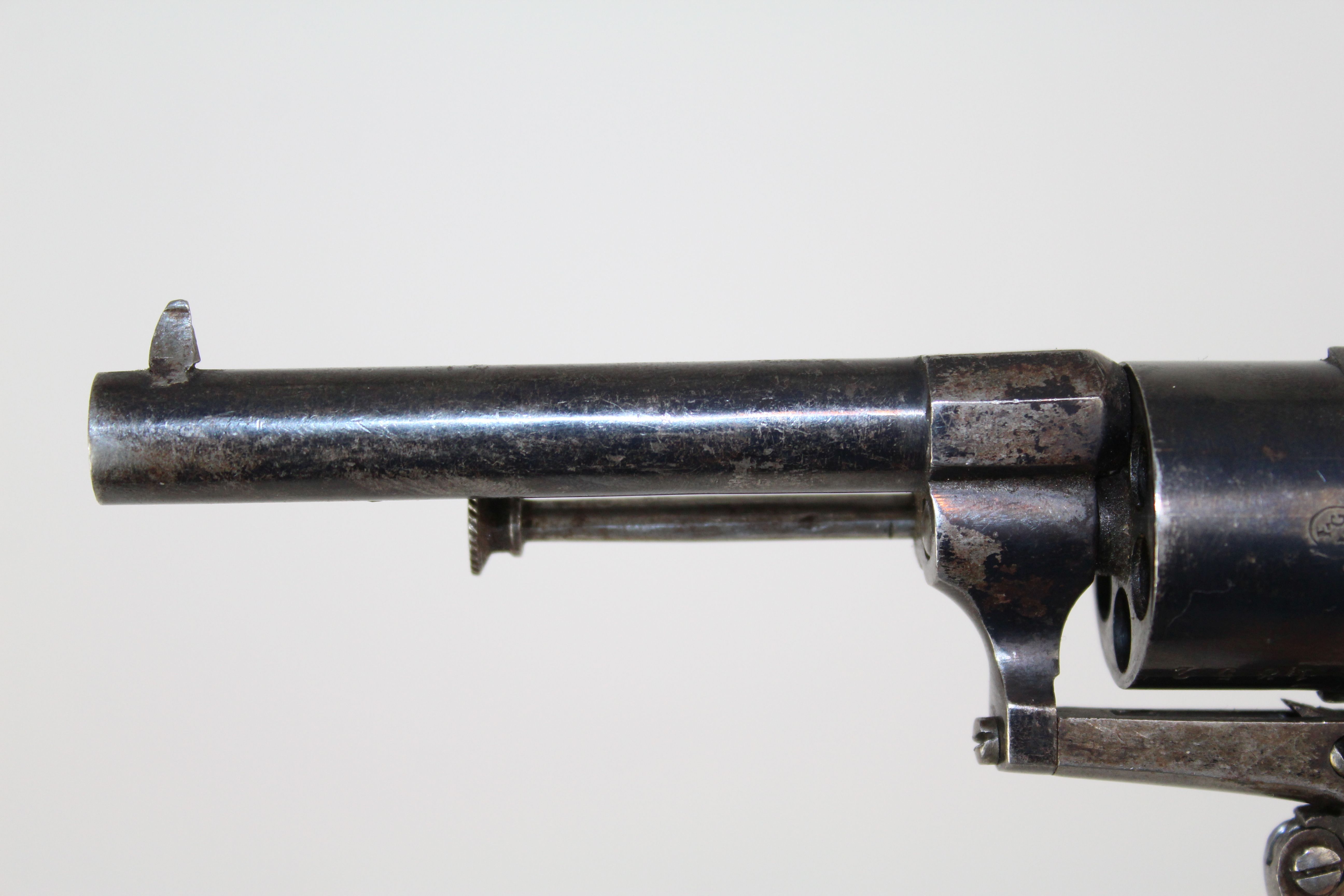 Liege Belgian Pinfire Revolver Antique Firearms 007 Ancestry Guns