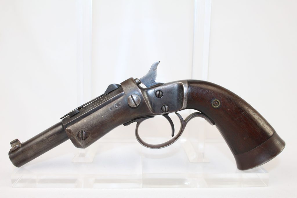 Stevens .22 Single Shot Pistol Antique Firearms 001 | Ancestry Guns