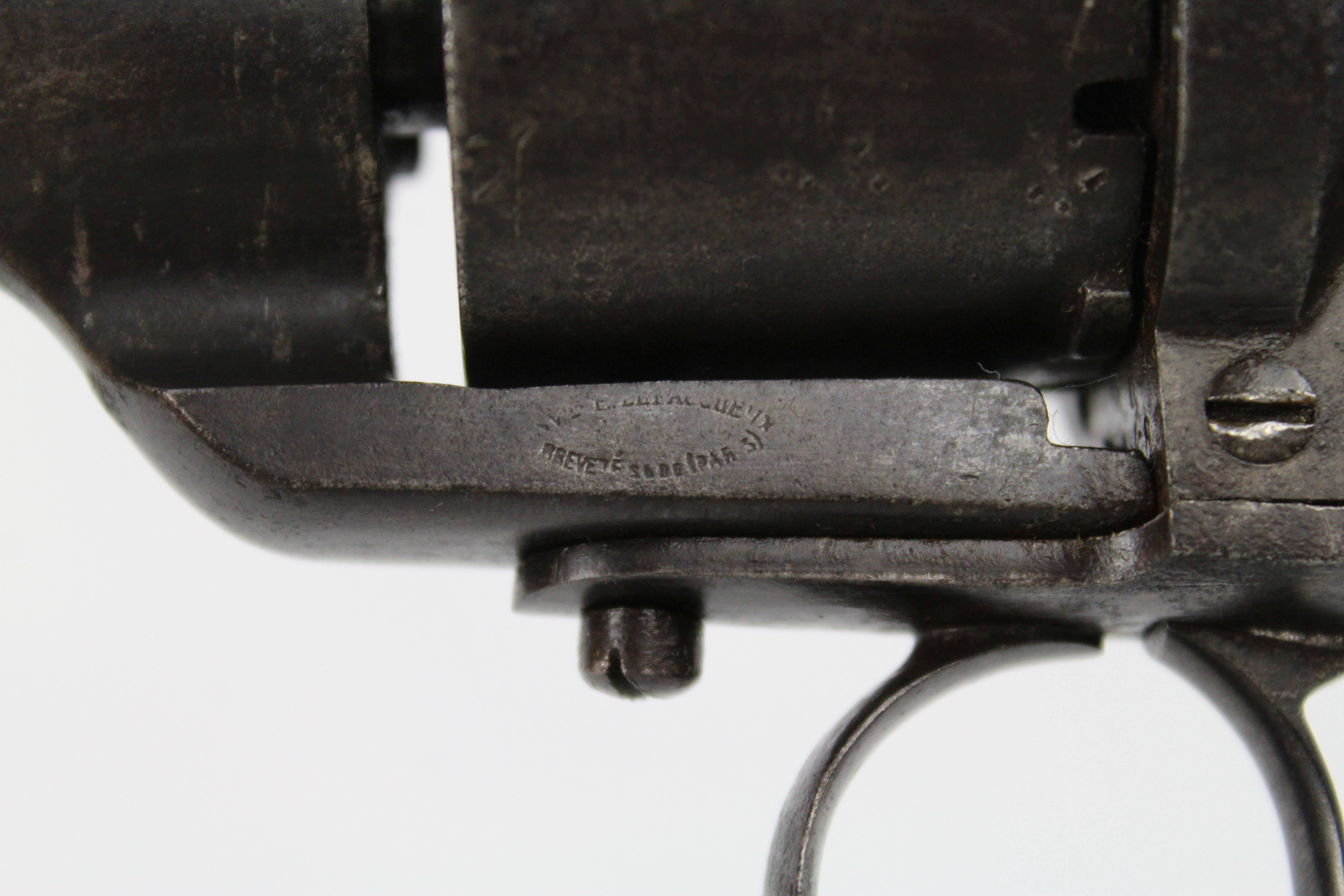 Civil War Revolver Lefaucheux Pinfire Confederate Union Antique
