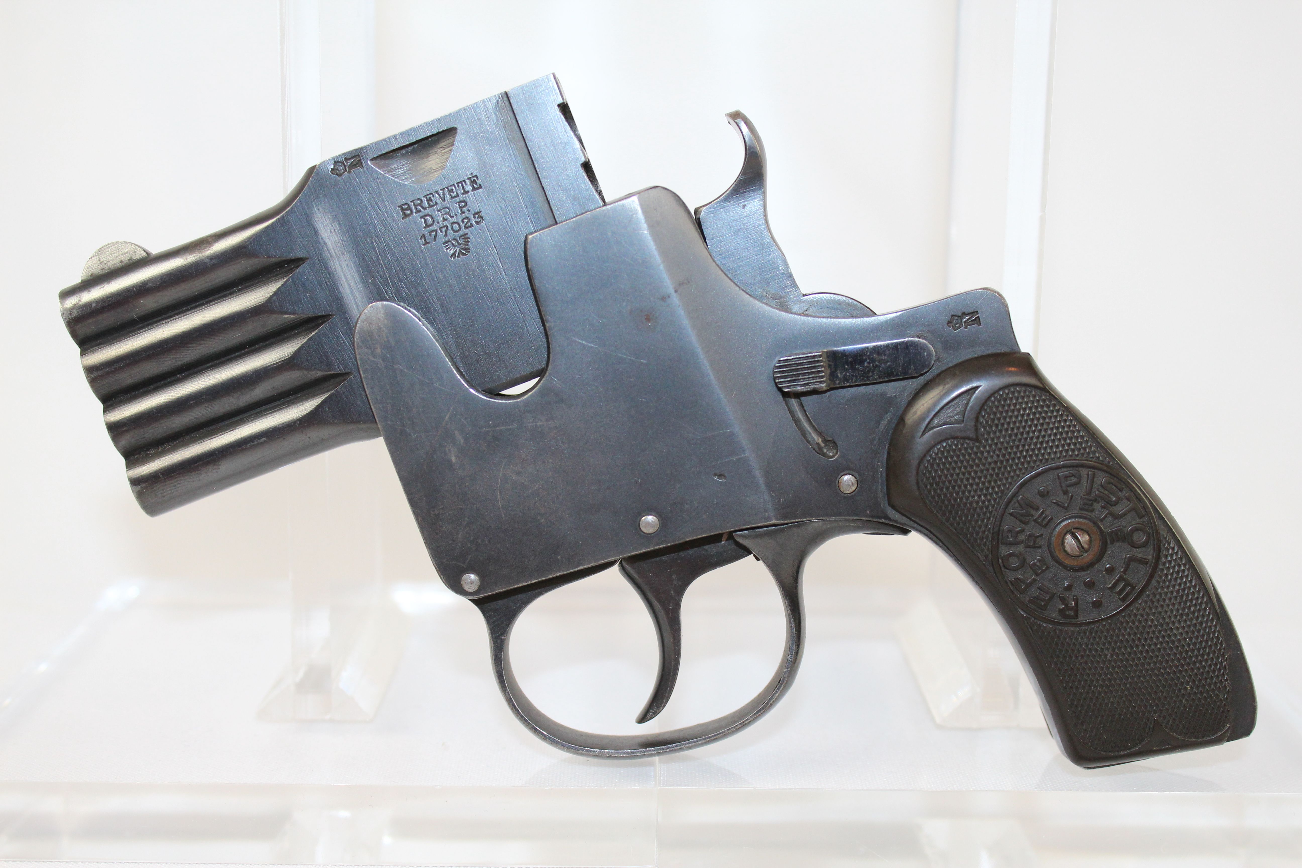 German Schuler Reform 4Barrel Pistol C&R .25 ACP Antique Firearms 004