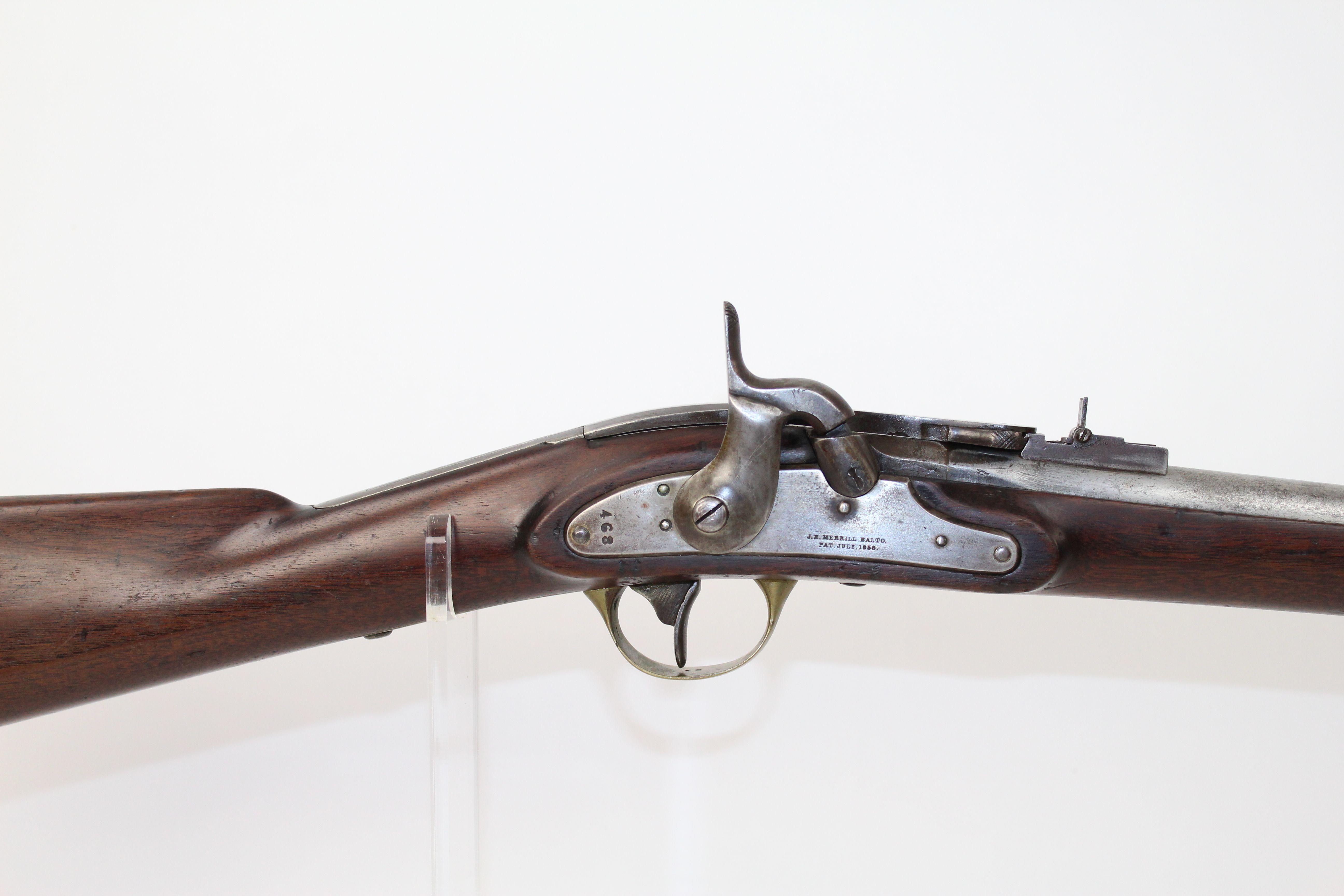Civil War Merrill First Model Breech Loading Carbine C&R Antique 001