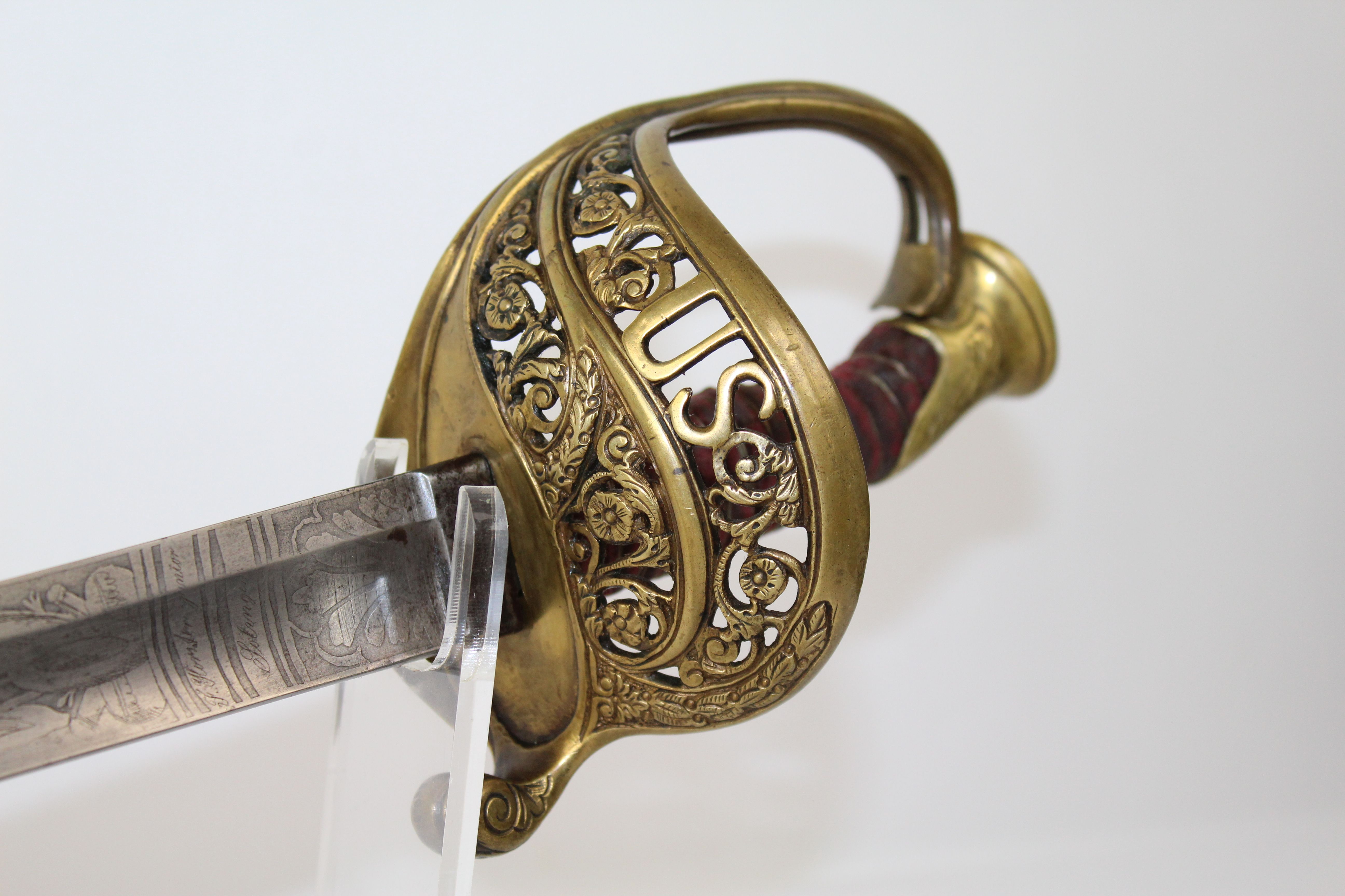 Civil War Antique 1850 Staff & Field Officer Sword C&R Antique 001 Ancestry Guns