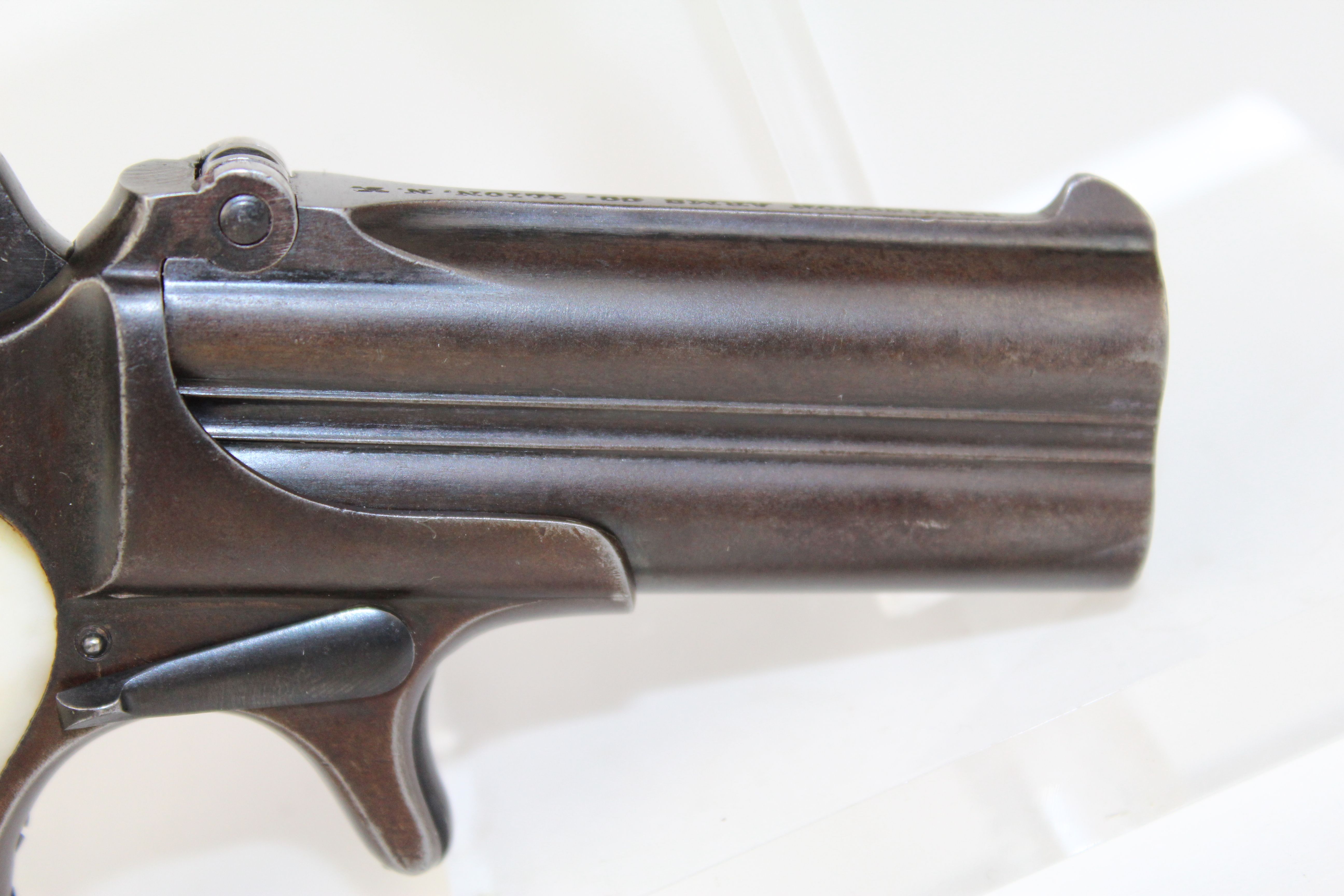 Cased Remington Type II Over Under Pistol C&R Antique 010 | Ancestry Guns