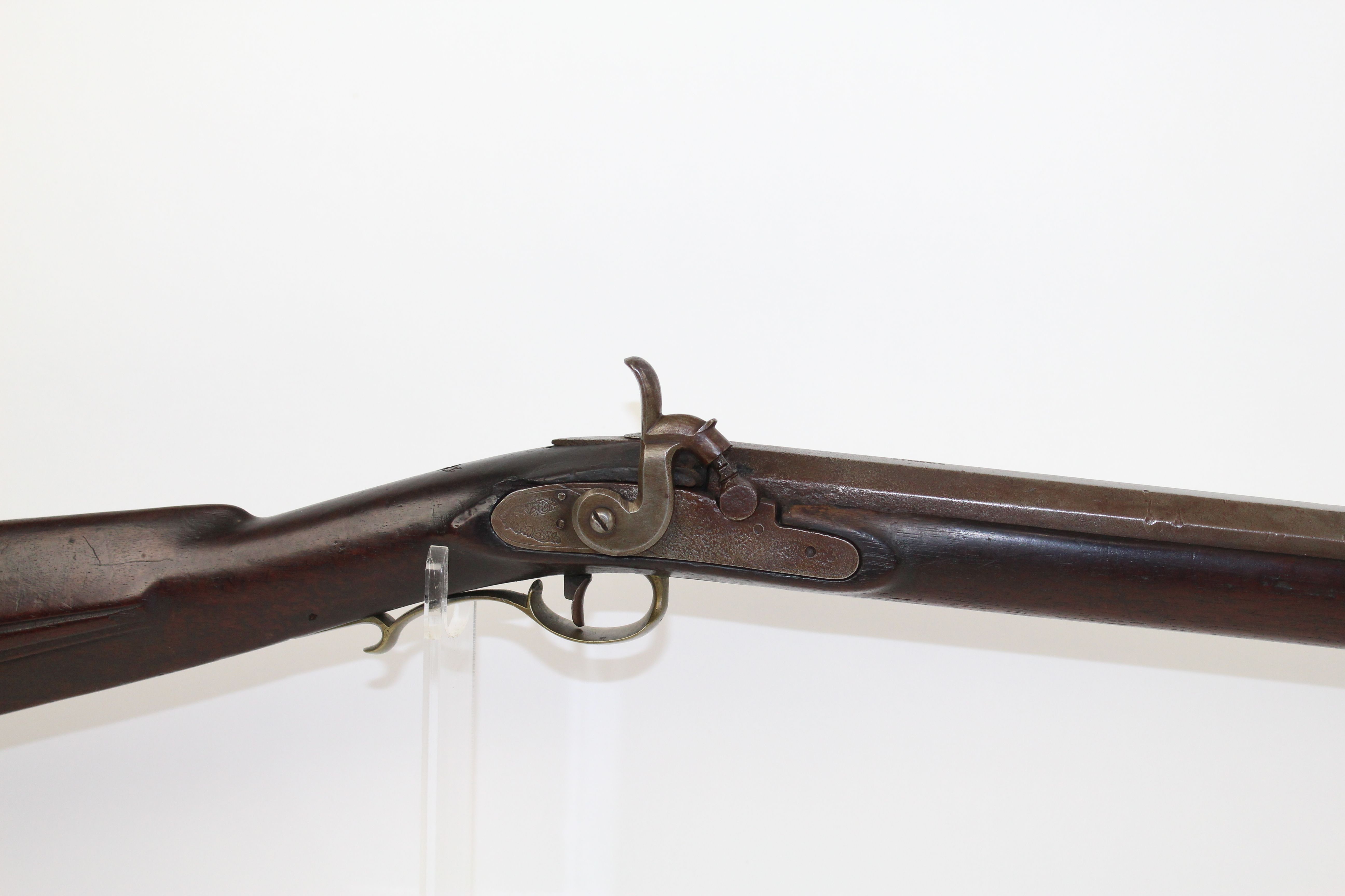 Percussion Long Rifle Marked E. Ferrell C&R Antique001 Ancestry Guns