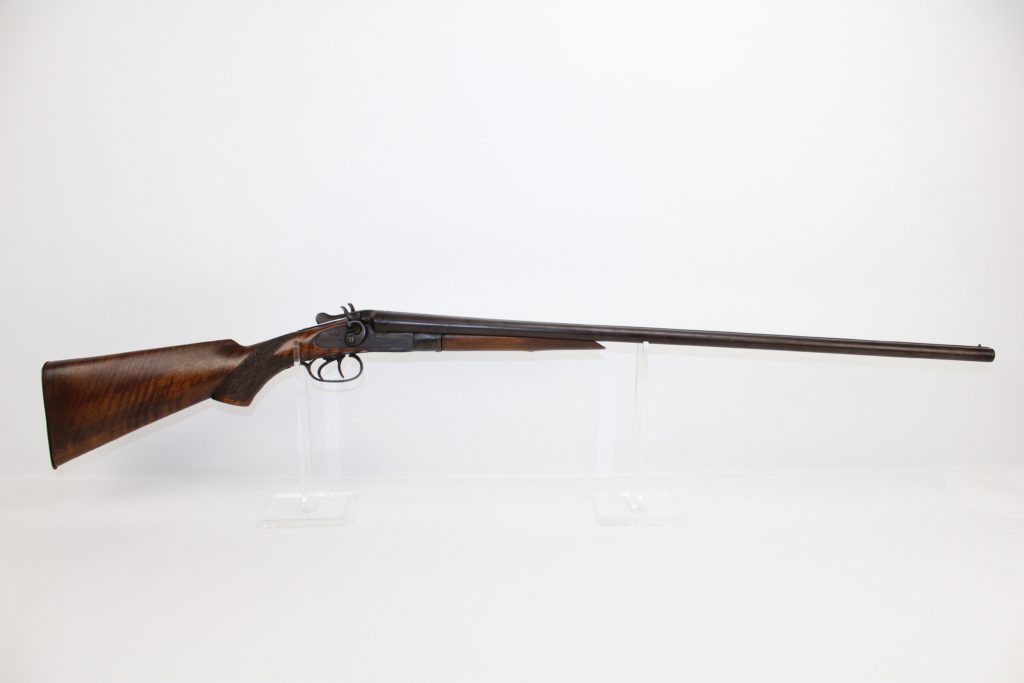 Belgian T. Barker Double Barrel Hammer Shotgun C&R Antique016