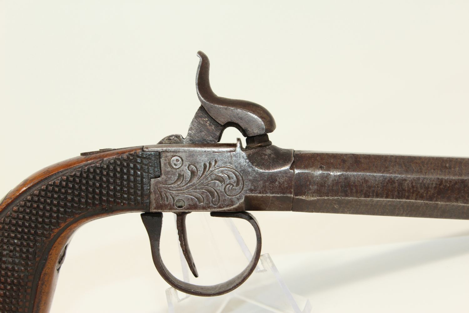 Engraved Breech Loading Pistol C&R Antique014 | Ancestry Guns