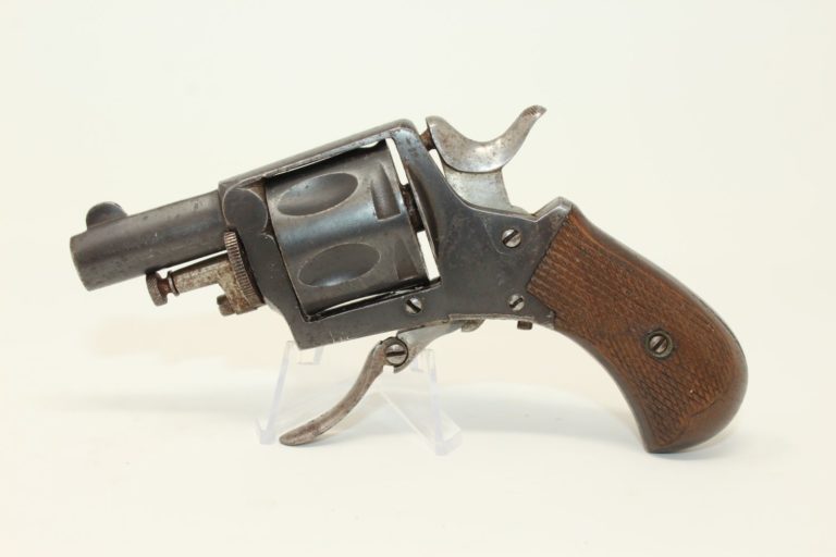 belgian Folding Trigger Double Action Revolver C&R Antique001