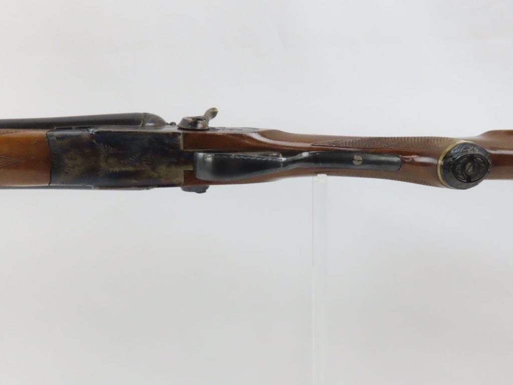 Engraved Spanish Double Barrel Hammer Shotgun 3.17 C&R Antique014