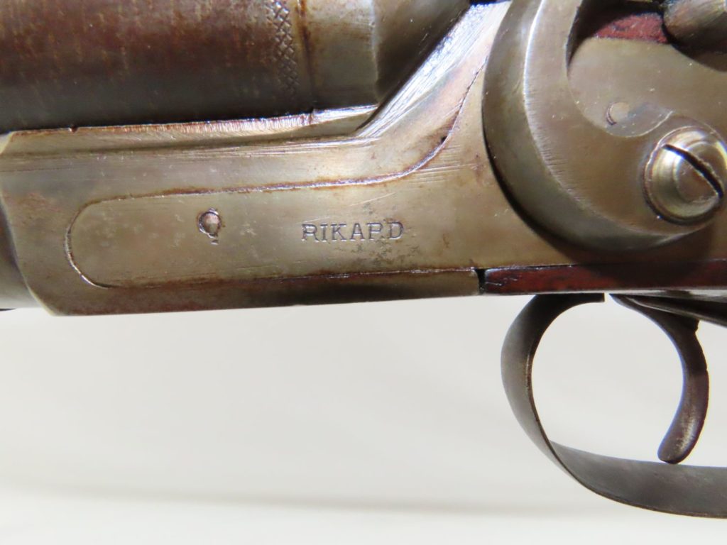 Rikard Belgian Double Barrel Hammer Shotgun 3.25 C&R Antique006