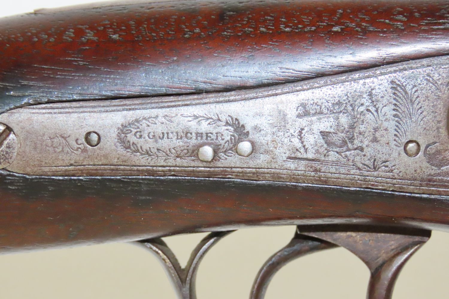 American Back Action Percussion Over Under Combination Gun 5.22 C&R ...