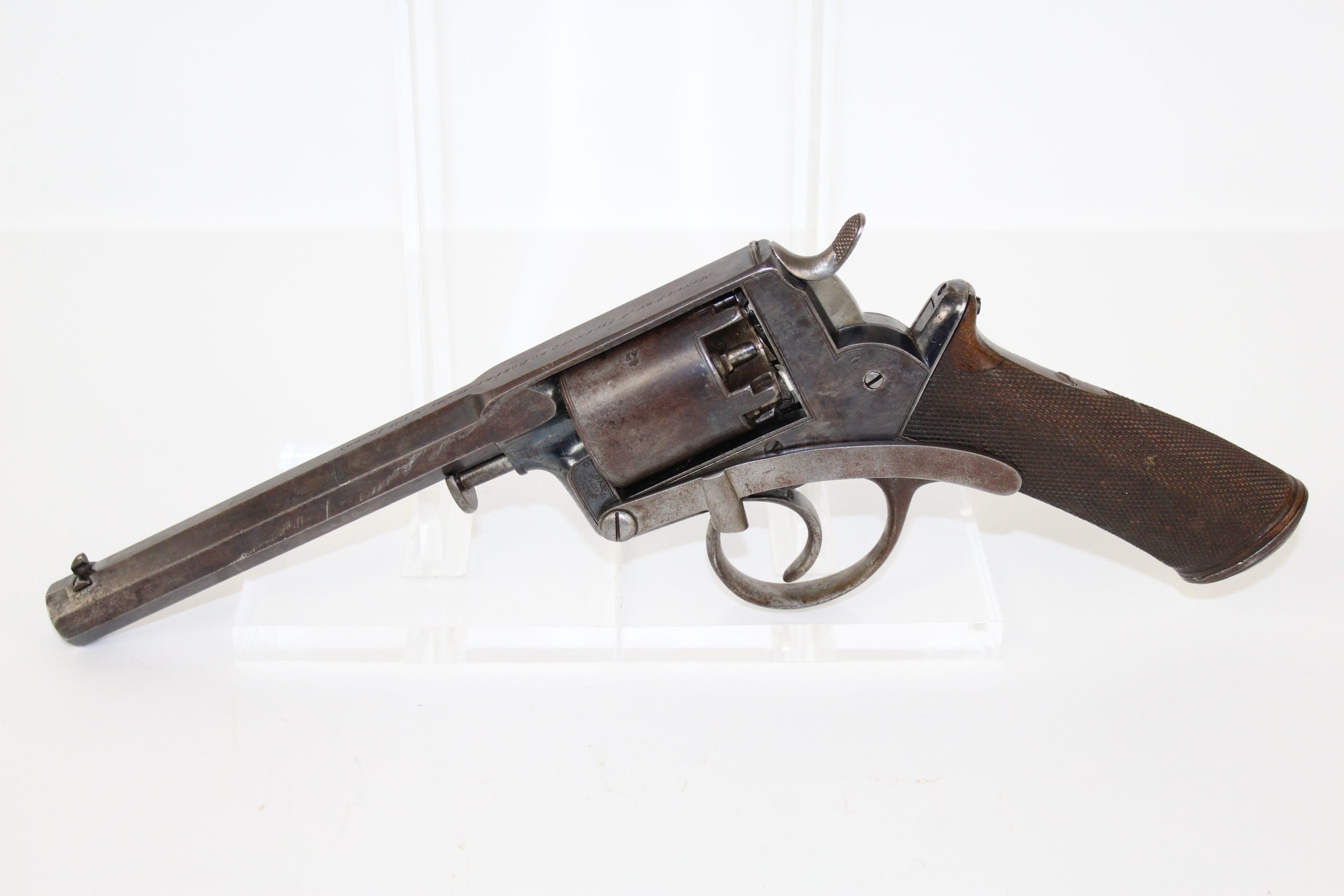 Civil War Crimean Beaumont Adams Revolver Double Action Antique C&R ...