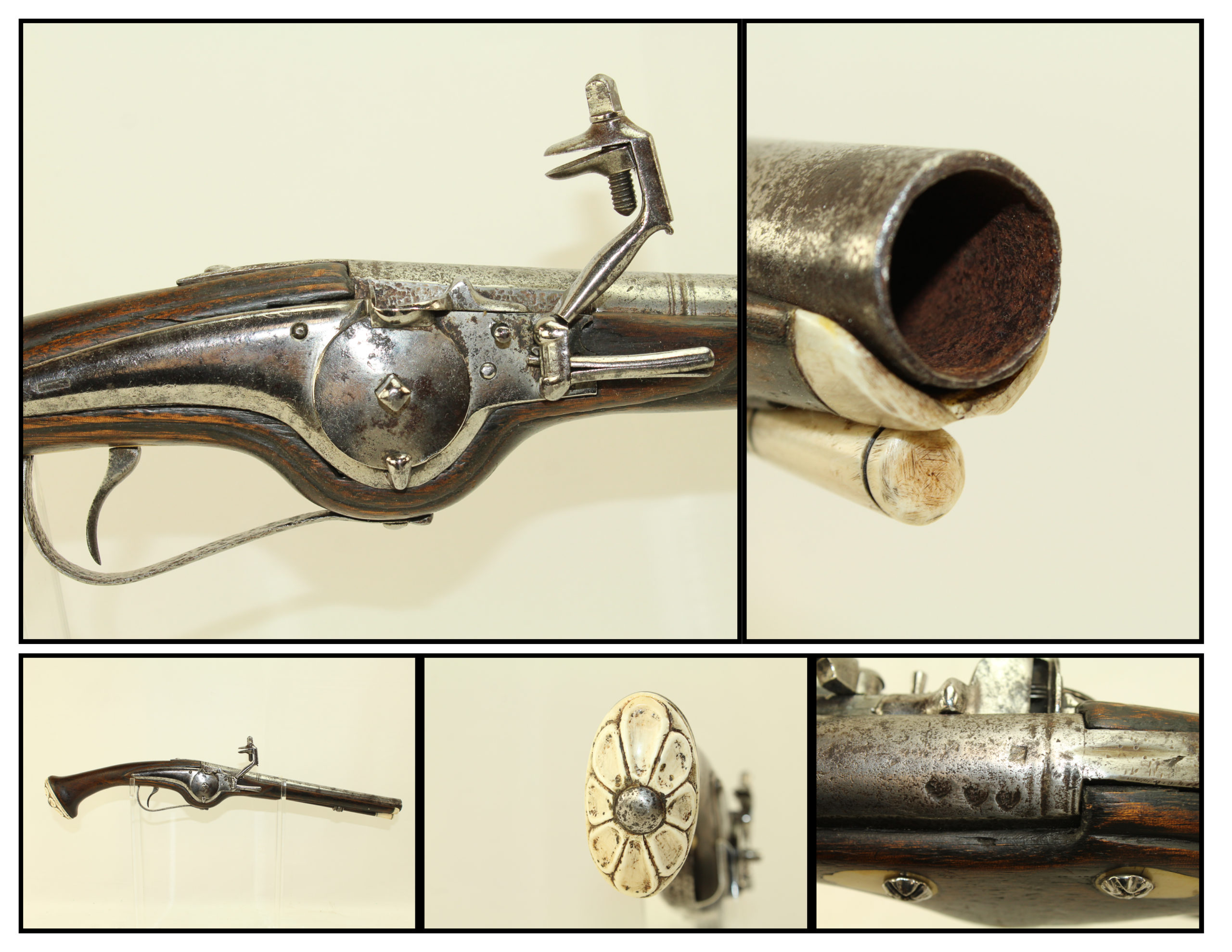 1Collage 16th Century Germanic Style Wheel Lock Pistol Ancestry Guns
