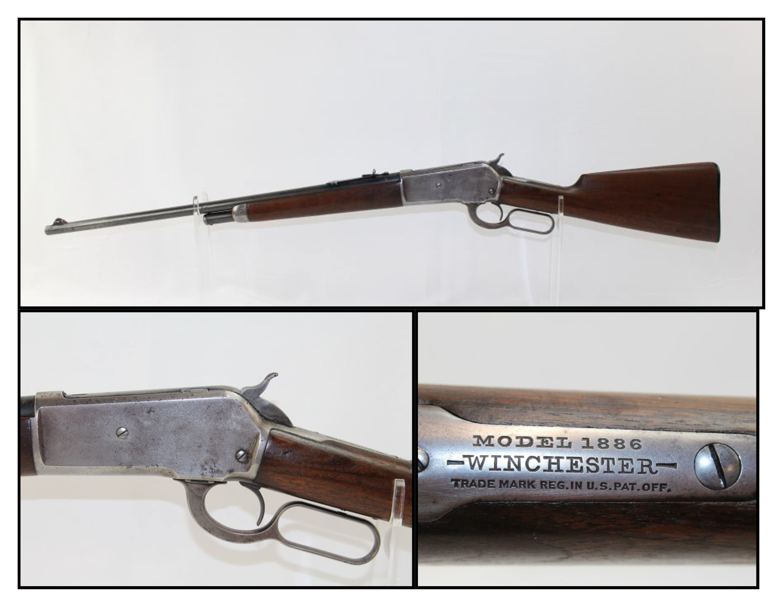 1912 mfr. WINCHESTER Model 1886 LIGHTWEIGHT Lever Action RIFLE C&R Used by  Sportsmen, Shooters, and Law Enforcement!