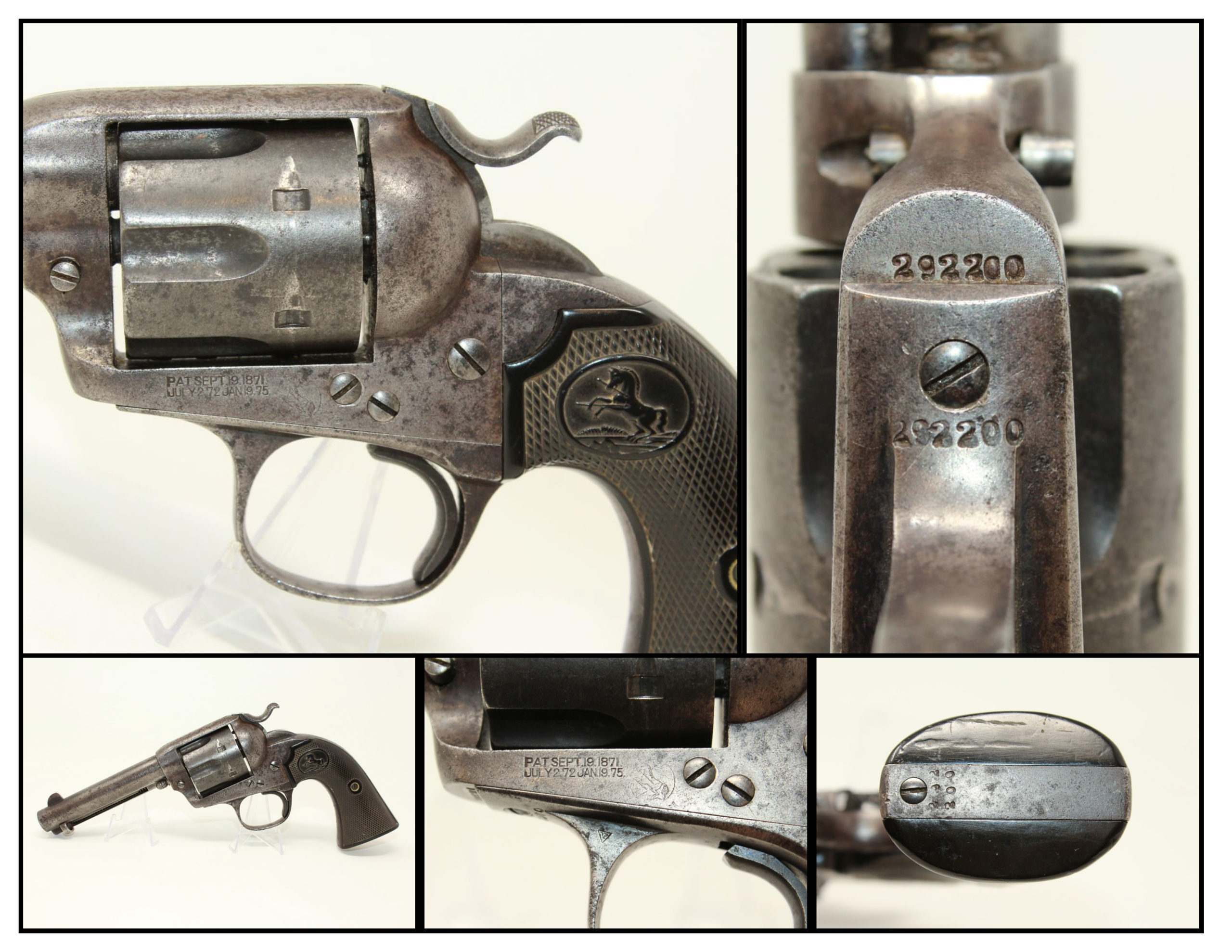COLT Bisley SINGLE ACTION ARMY .41 LC Revolver SAA in SCARCE .41