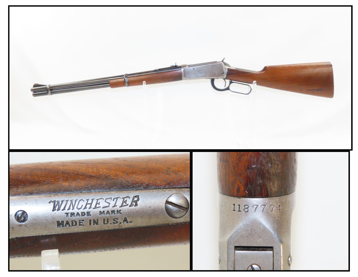 World War II Production Winchester Model 94 Carbine 11.18 C&R Antique