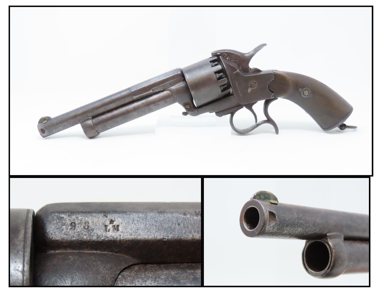 Early Production LeMat Grapeshot percussion Revolver Confederate Civil