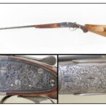 Engraved, Carved PHEASANT Stock FRANCOTTE Sidelock 20 Gauge SxS Shotgun Gorgeous Double Barrel 20 Gauge Shotgun!