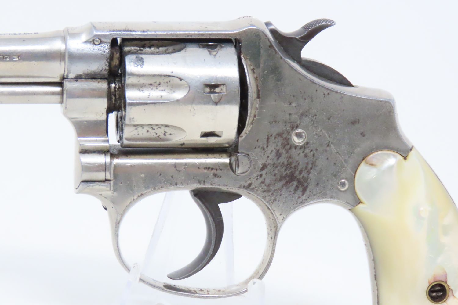 Smith & WEsson Ladysmith Third Model Revolver wtih Pearl Grips 12.22 C