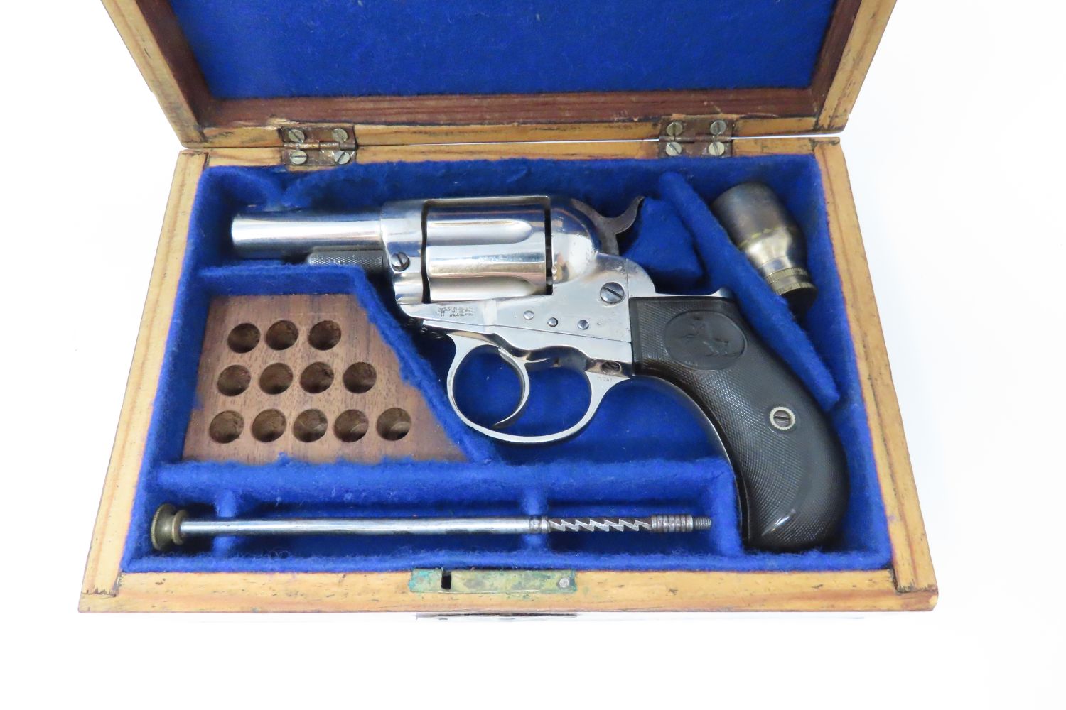 Cased Colt Model 1877 Lightning Ejectorless Revolver 3.5.21 C&R Antique ...