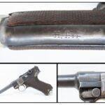 “H.P.” UNIT MARKED WWII-Era DWM P.08 LUGER GERMAN Pistol 9x19mm c1929 C&R WaA66 Proofed WWII Era REWORK with EAGLE PROOFS