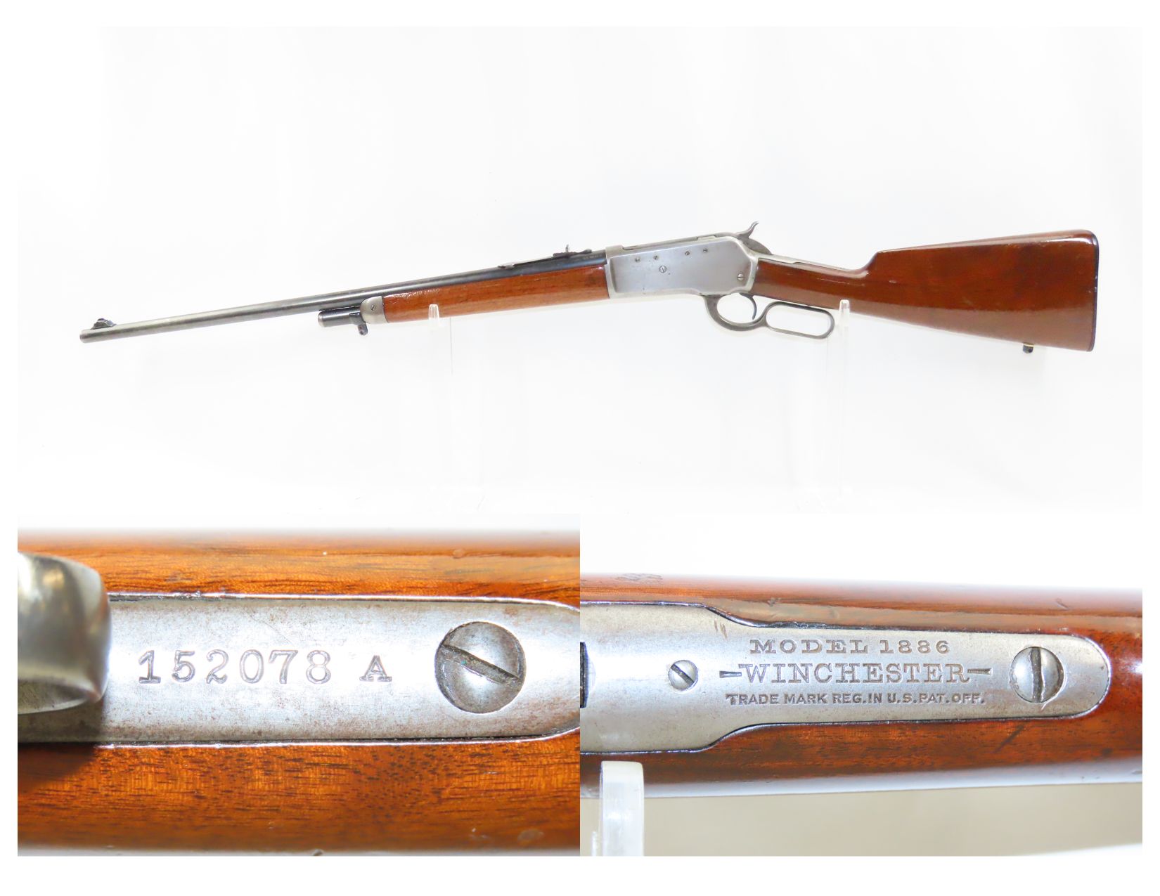 1912 mfr. WINCHESTER Model 1886 LIGHTWEIGHT Lever Action RIFLE C&R Used by  Sportsmen, Shooters, and Law Enforcement!