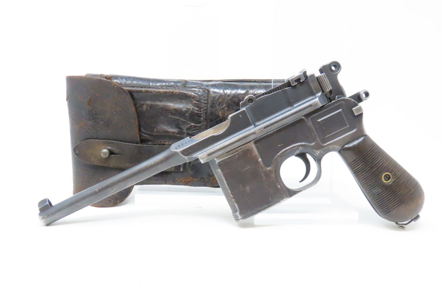 Mauser C96 Broomhandle Pistol 7.12.21 C&R Antique 002 Ancestry Guns