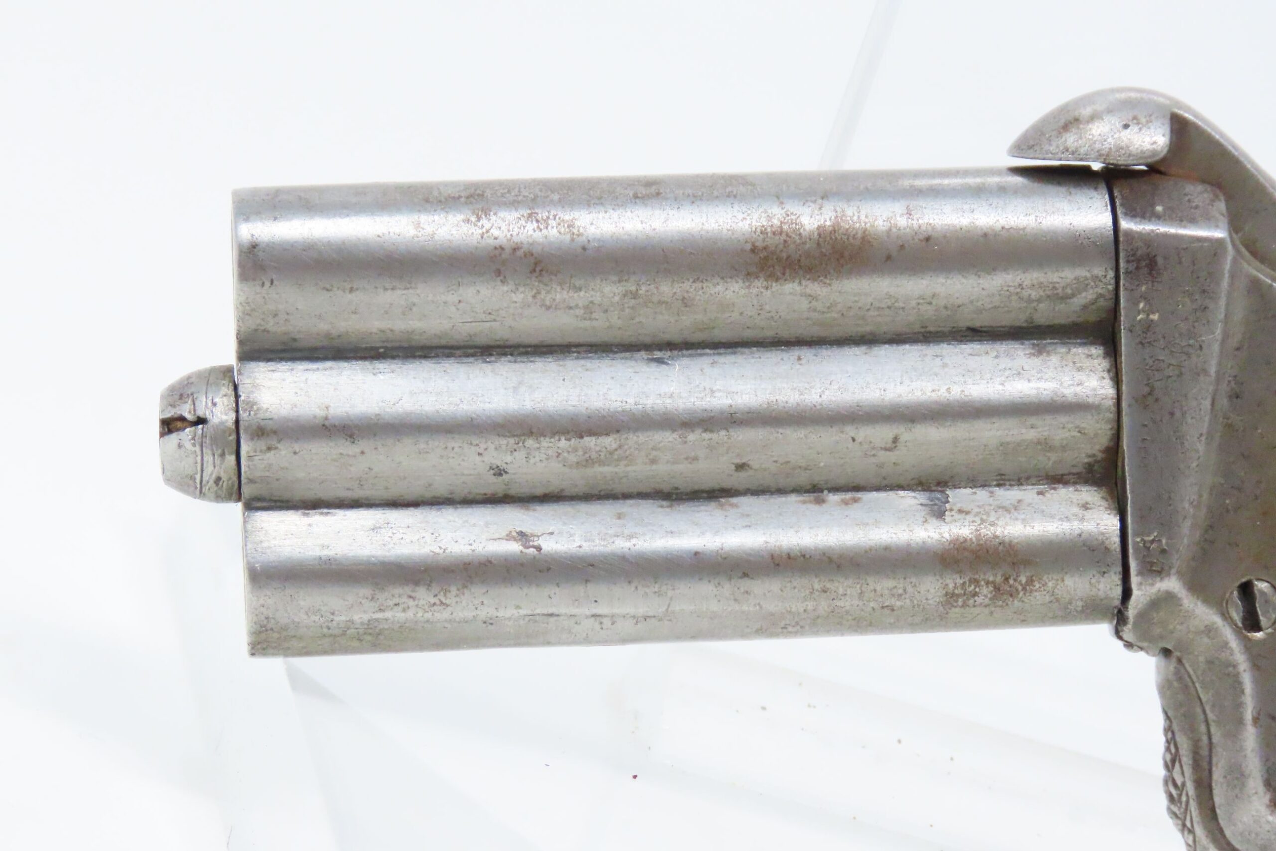 Spanish Swivel Breech Over Under Spur Trigger Pistol 11.4.21 C