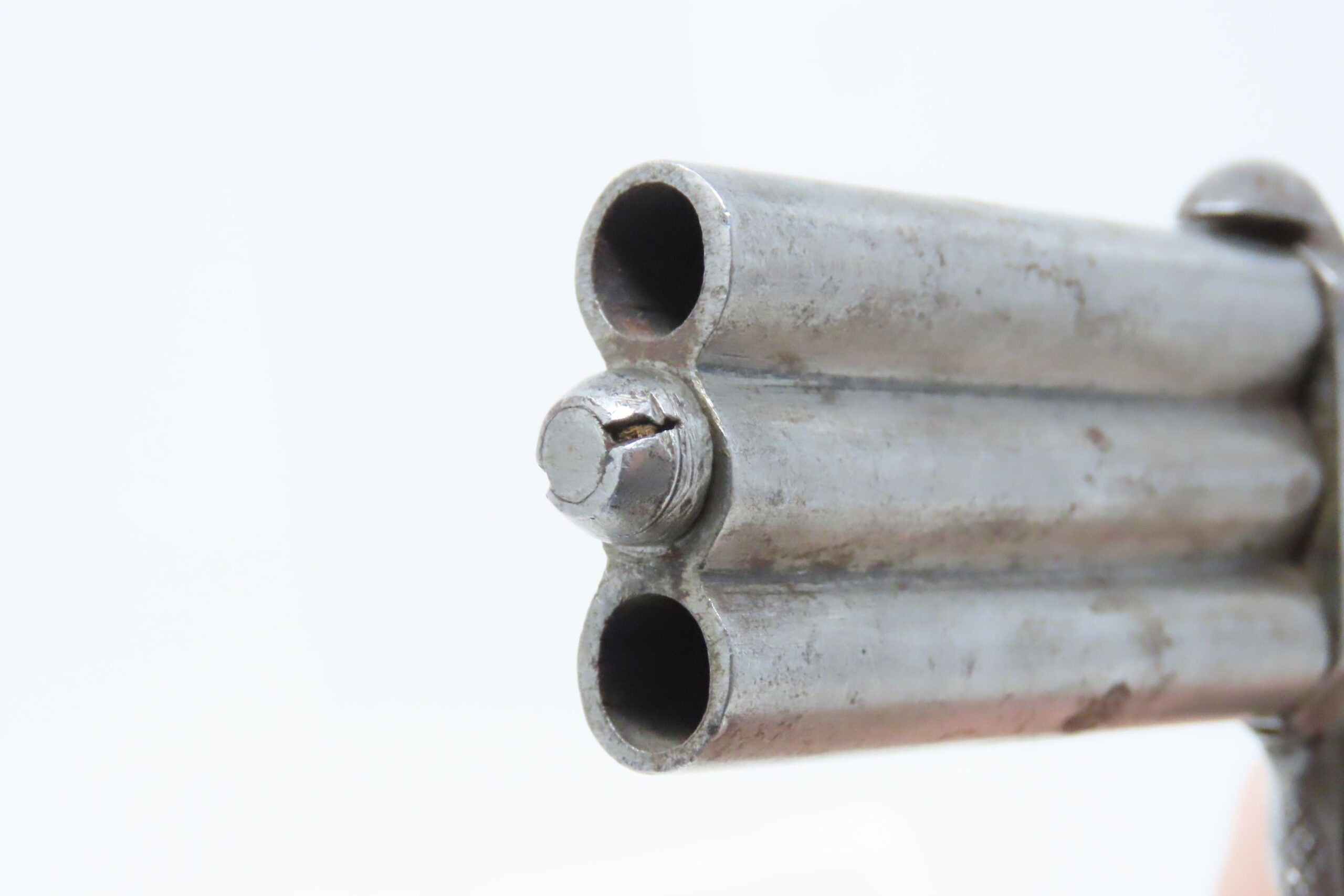 Spanish Swivel Breech Over Under Spur Trigger Pistol 11.4.21 C