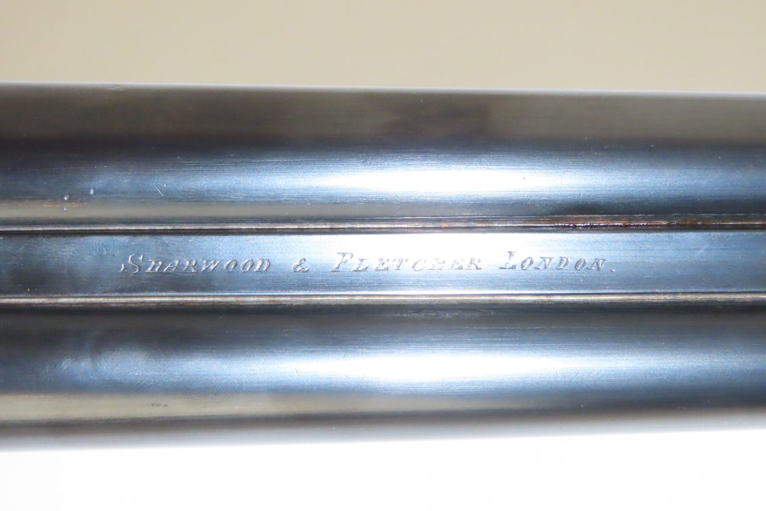 Engraved Sharwood & Fletcher 12 Bore Double Barrel Toplever Hammer