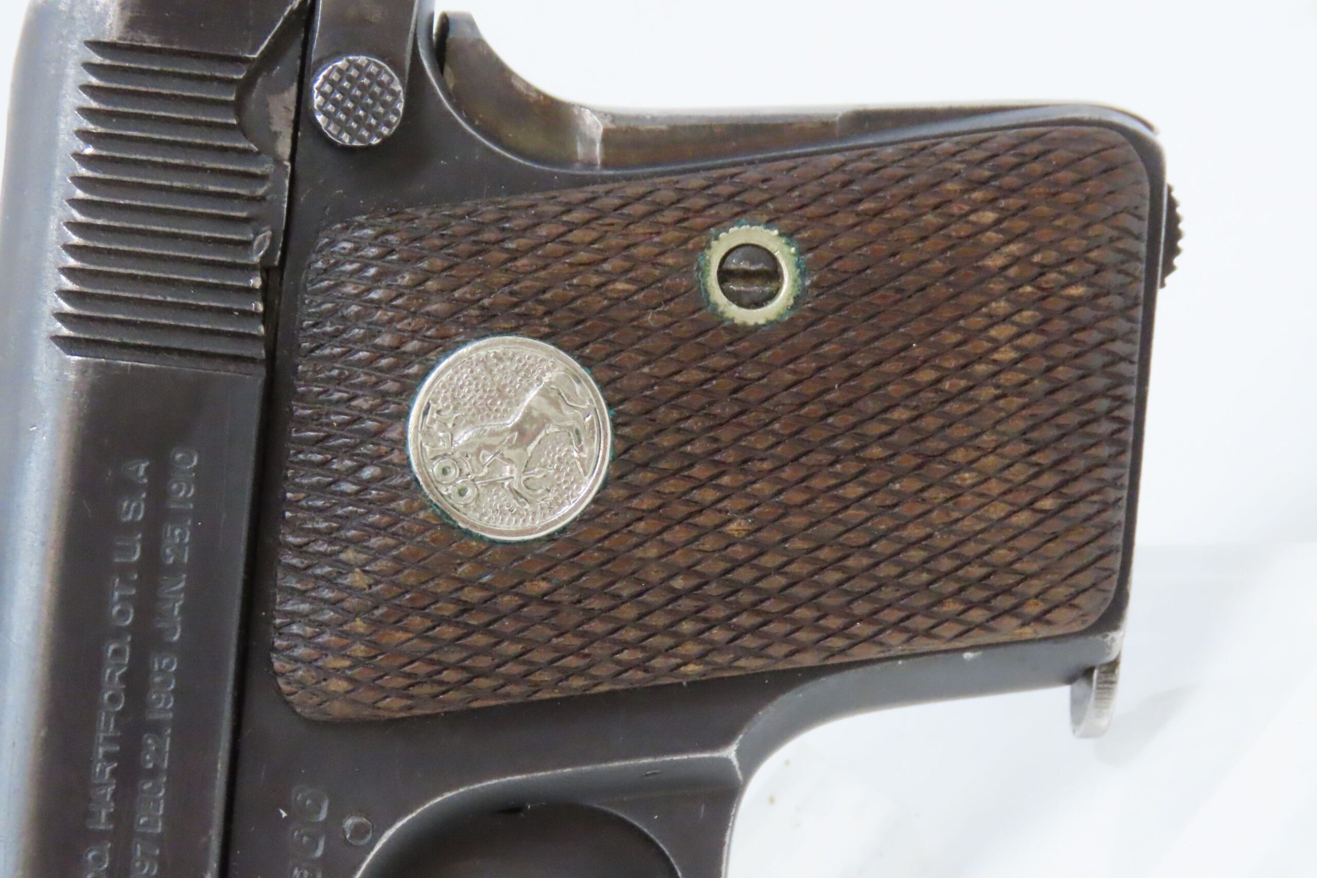 Colt Model 1908 Vest Pocket Revolver 2.2.21 C&RAntique003 Ancestry Guns