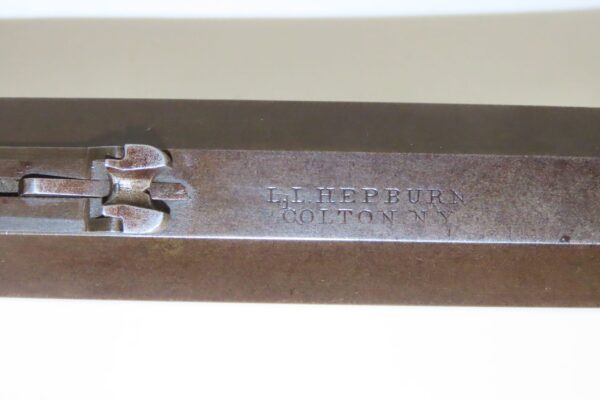 Antique L.L. HEPBURN New York Percussion .40 Caliber TARGET Rifle ENGRAVED  Fine, Rare, Desirable American Gunsmith and Marksman - Image 10