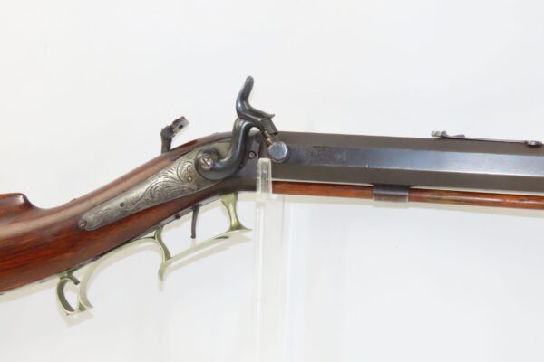 Antique L.L. HEPBURN New York Percussion .40 Caliber TARGET Rifle ENGRAVED  Fine, Rare, Desirable American Gunsmith and Marksman - Image 5
