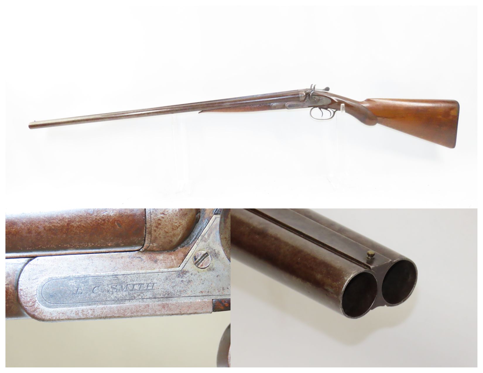 L c smith shotgun c rantique001 ancestry guns