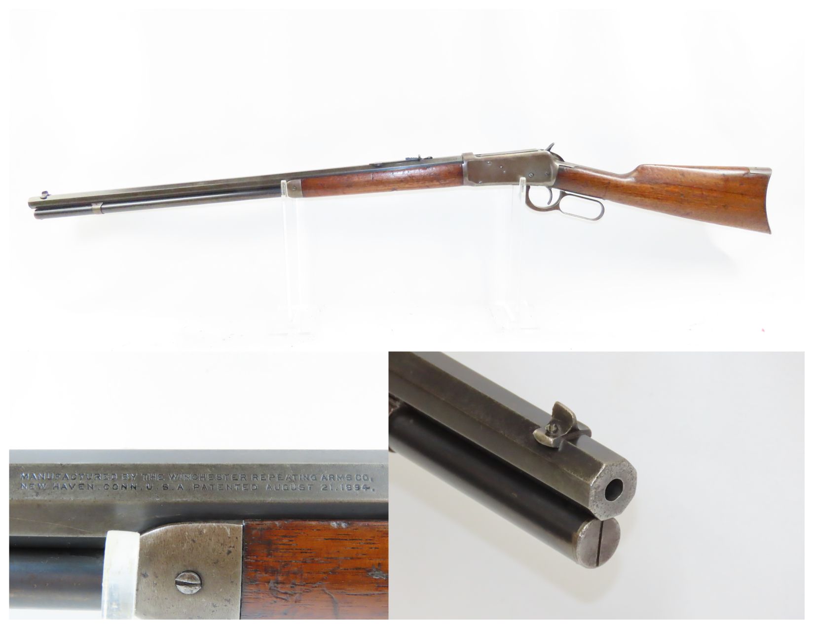 SCARCE WWI Era WINCHESTER Model 1894 .2535 WCF Cal. LEVER ACTION RIFLE