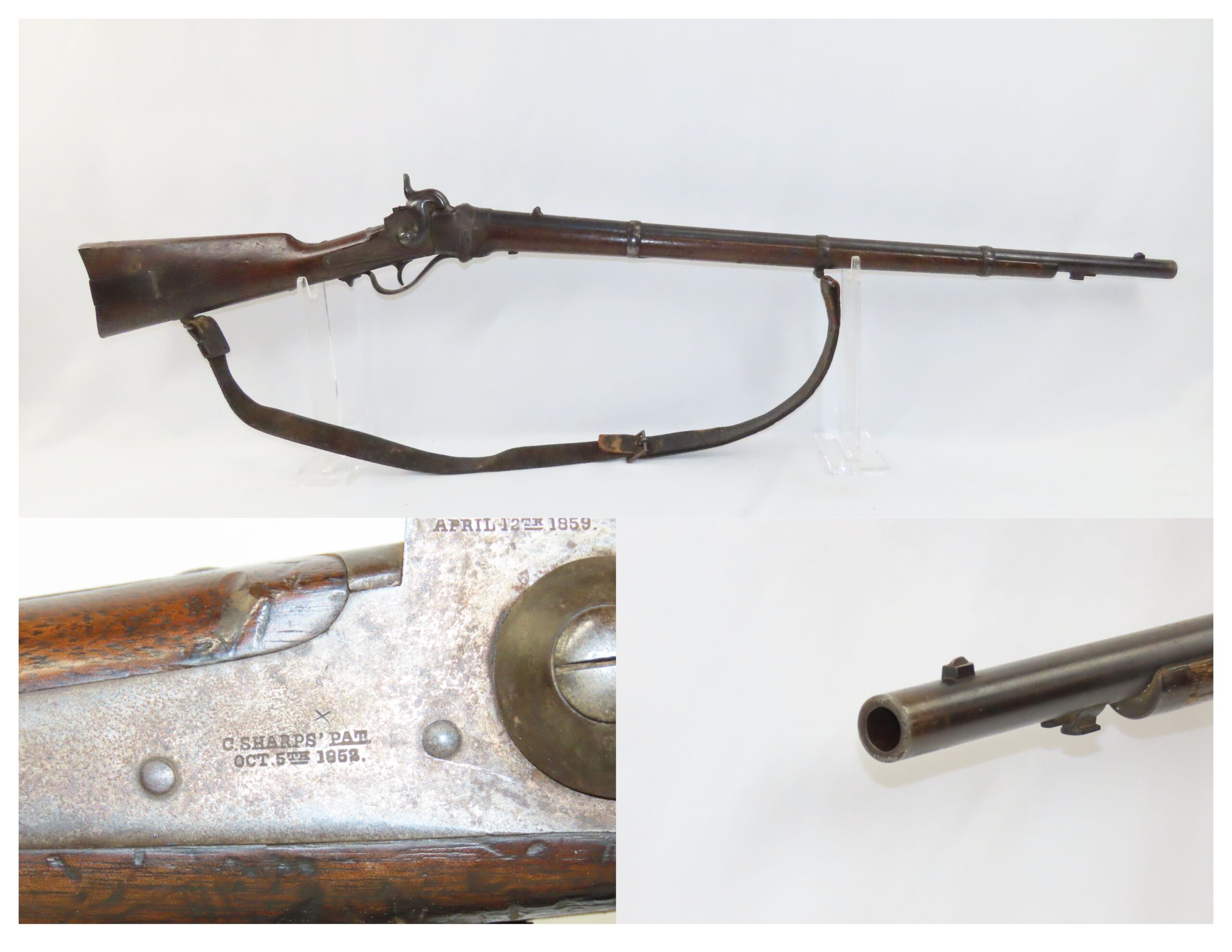 revolutionary war rifle with bayonet