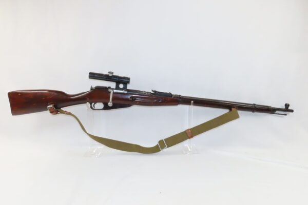Nice WORLD WAR II Soviet IZHEVSK Model 91/30 Mosin-Nagant SNIPER C&R Rifle  Soviet Russia SNIPER RIFLE with SCOPE & SLING - Image 3