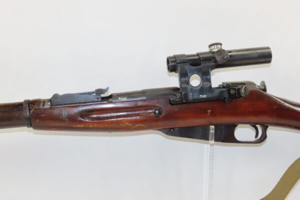 Nice WORLD WAR II Soviet IZHEVSK Model 91/30 Mosin-Nagant SNIPER C&R Rifle  Soviet Russia SNIPER RIFLE with SCOPE & SLING - Image 21