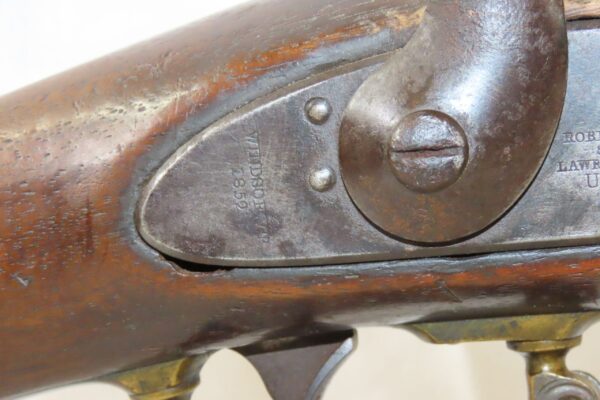 COLT ALTERATION Antique US ROBBINS & LAWRENCE Model 1841 MISSISSIPPI Rifle  Rifle-Musket with SABER BAYONET & 500 yd Sight - Image 8