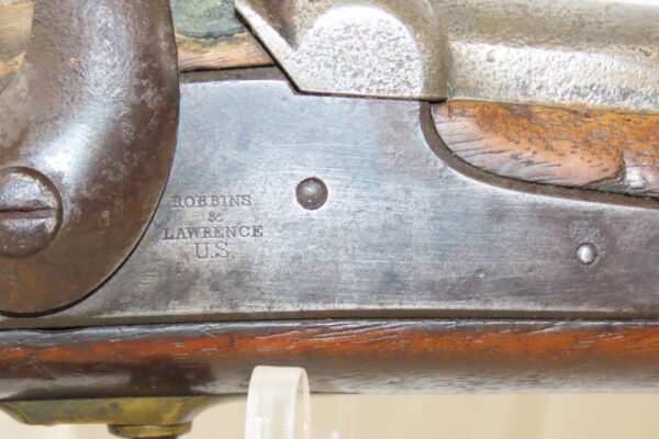 COLT ALTERATION Antique US ROBBINS & LAWRENCE Model 1841 MISSISSIPPI Rifle  Rifle-Musket with SABER BAYONET & 500 yd Sight - Image 9