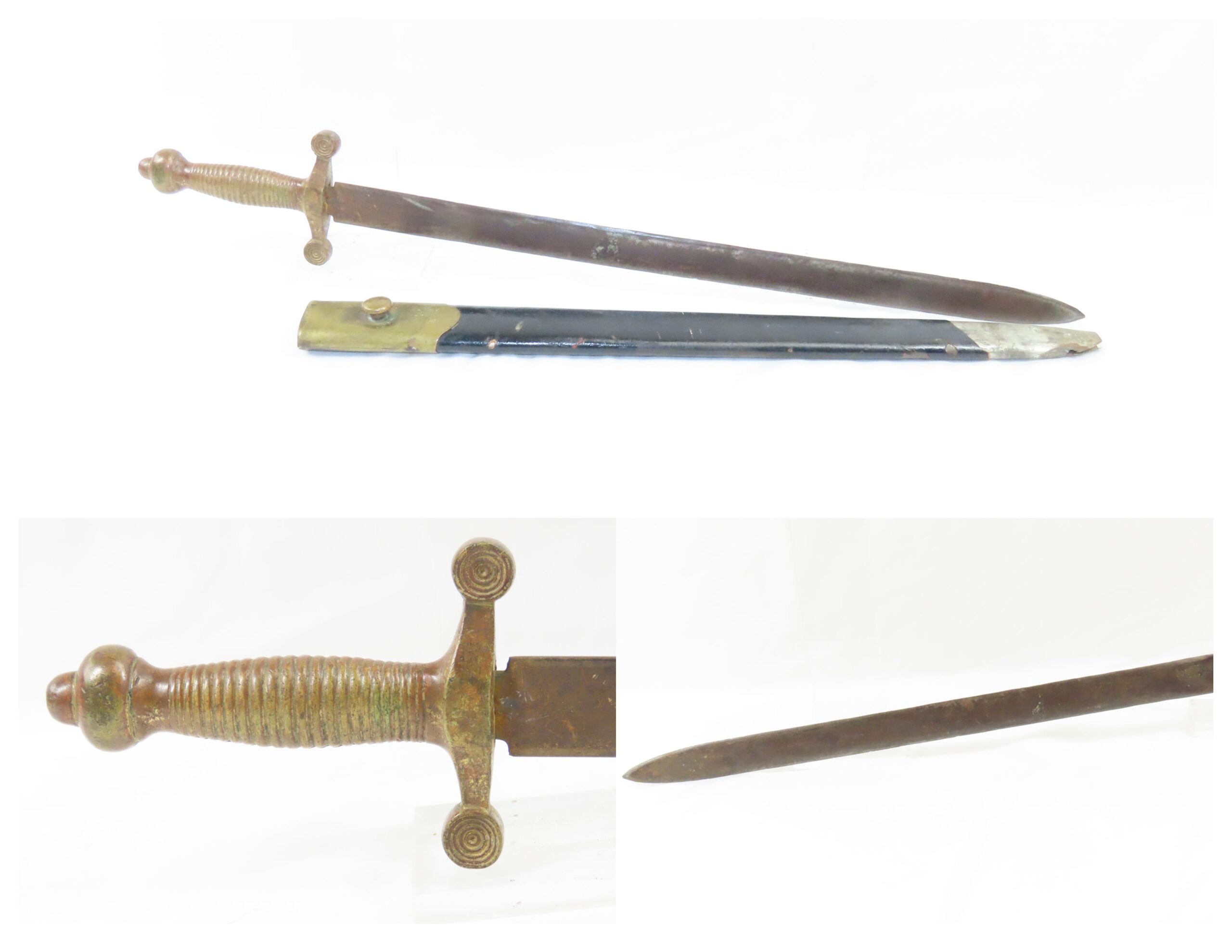 Antique FRENCH Model 1816 FOOT ARTILLERY “Roman Gladius” Style Short