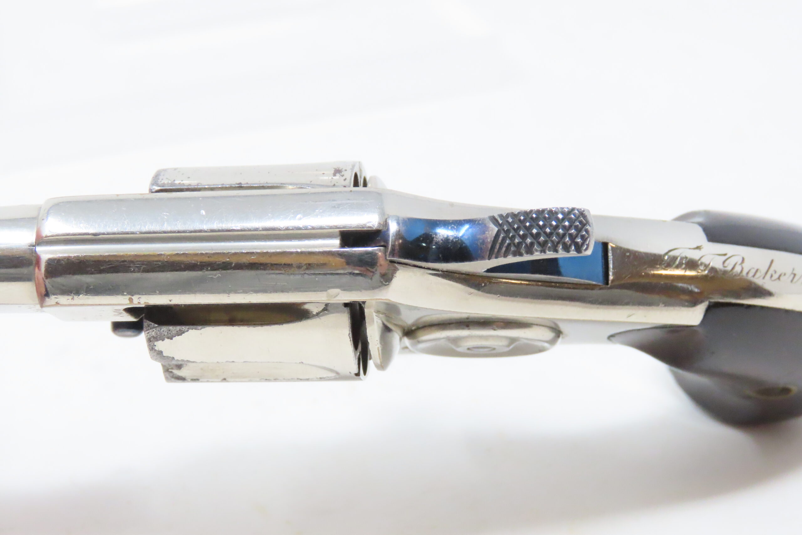 CASED 7-Shot COLT NEW LINE .22 Short F.T. BAKER Fleet Street London Antique Small Pocket Revolver for the British Market - Image 21