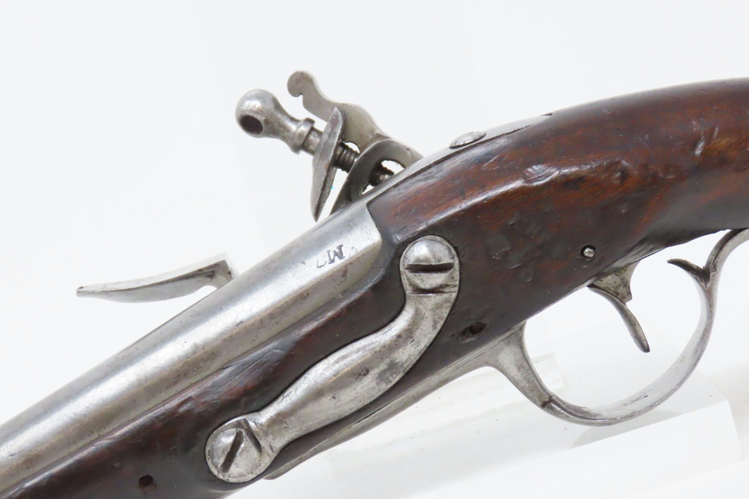 French Charleville Flintlock Pistol 1.31 C&RAntique018 Ancestry Guns