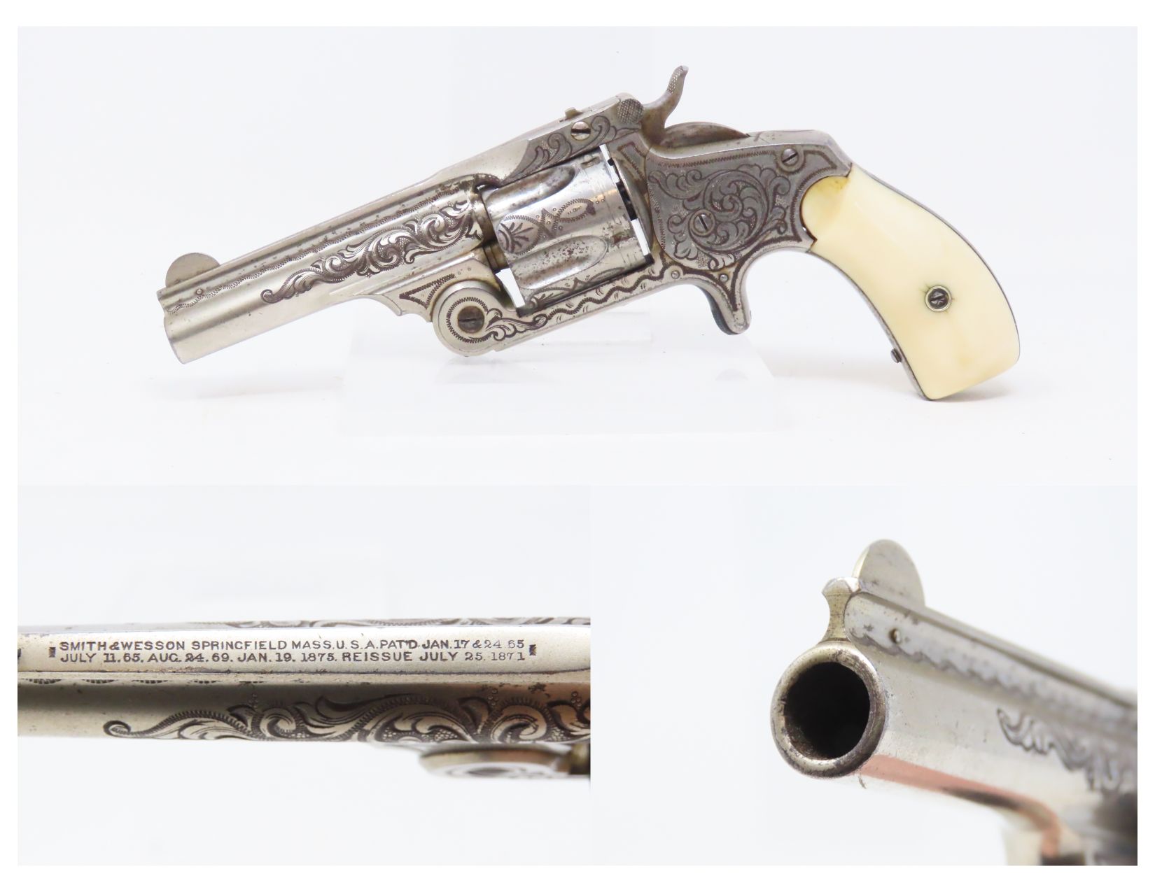 【Special Archives】 1954s SMITH antique Original Antique U.S. Smith & Wesson New Model No. 3 Target